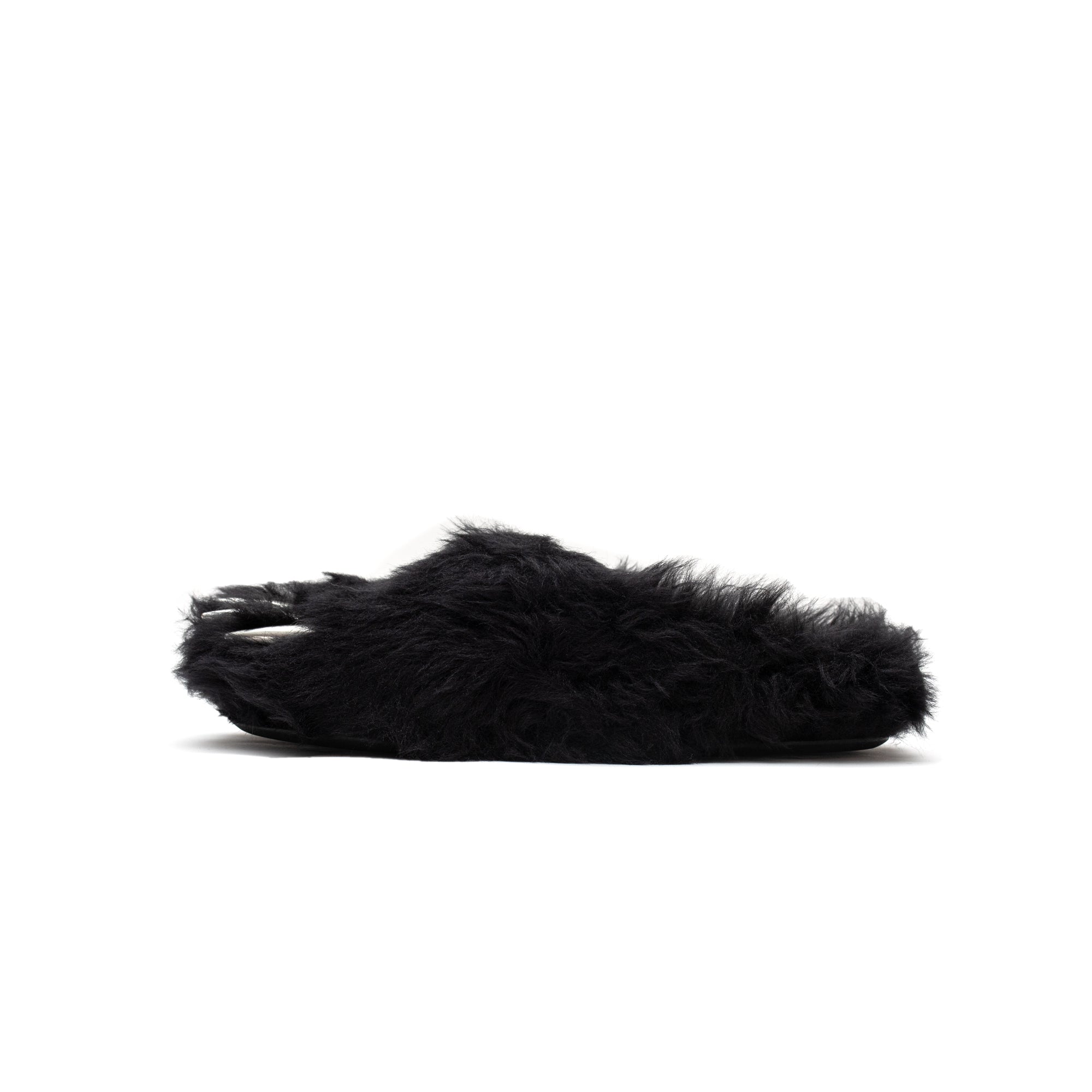 Bravest Studios 黒 ファー爪付きサンダル 箱付き Bravest Studios Black Bear Claw Mule Sandals – Extra Butter