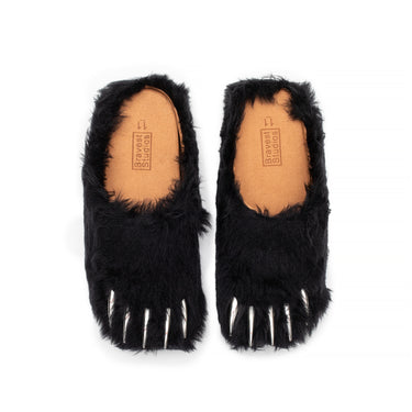 Bravest Studios Black Bear Claw Mule Sandals