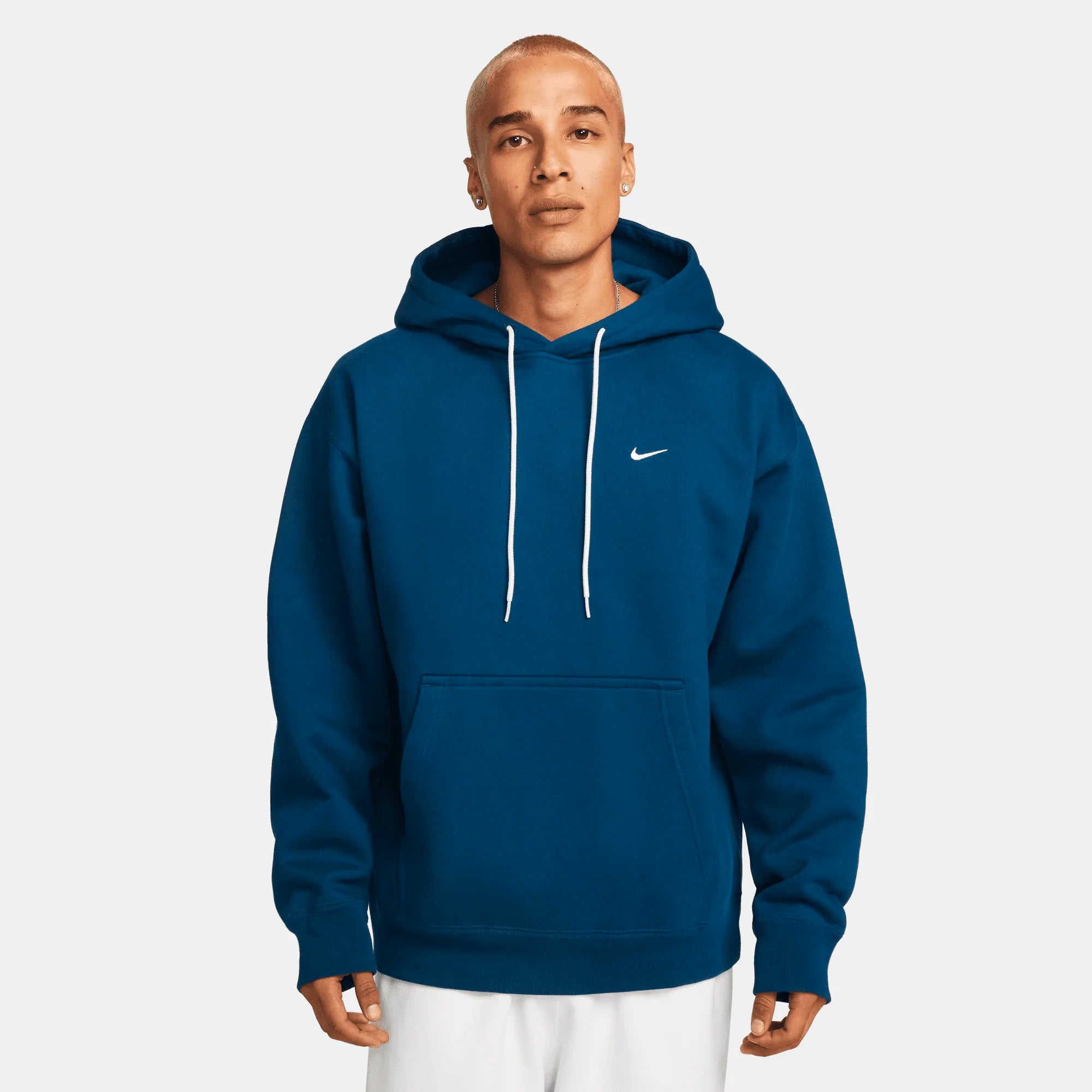 Nike Mens Solo Swoosh Fleece Hoodie