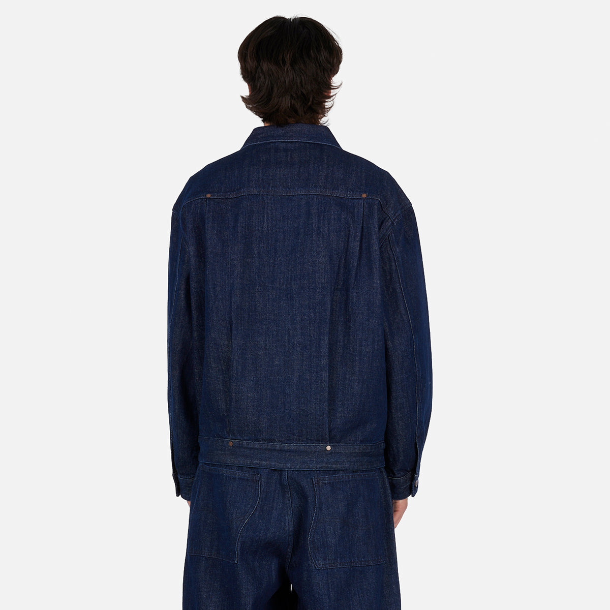 Dime Mens Pleated Denim Jacket