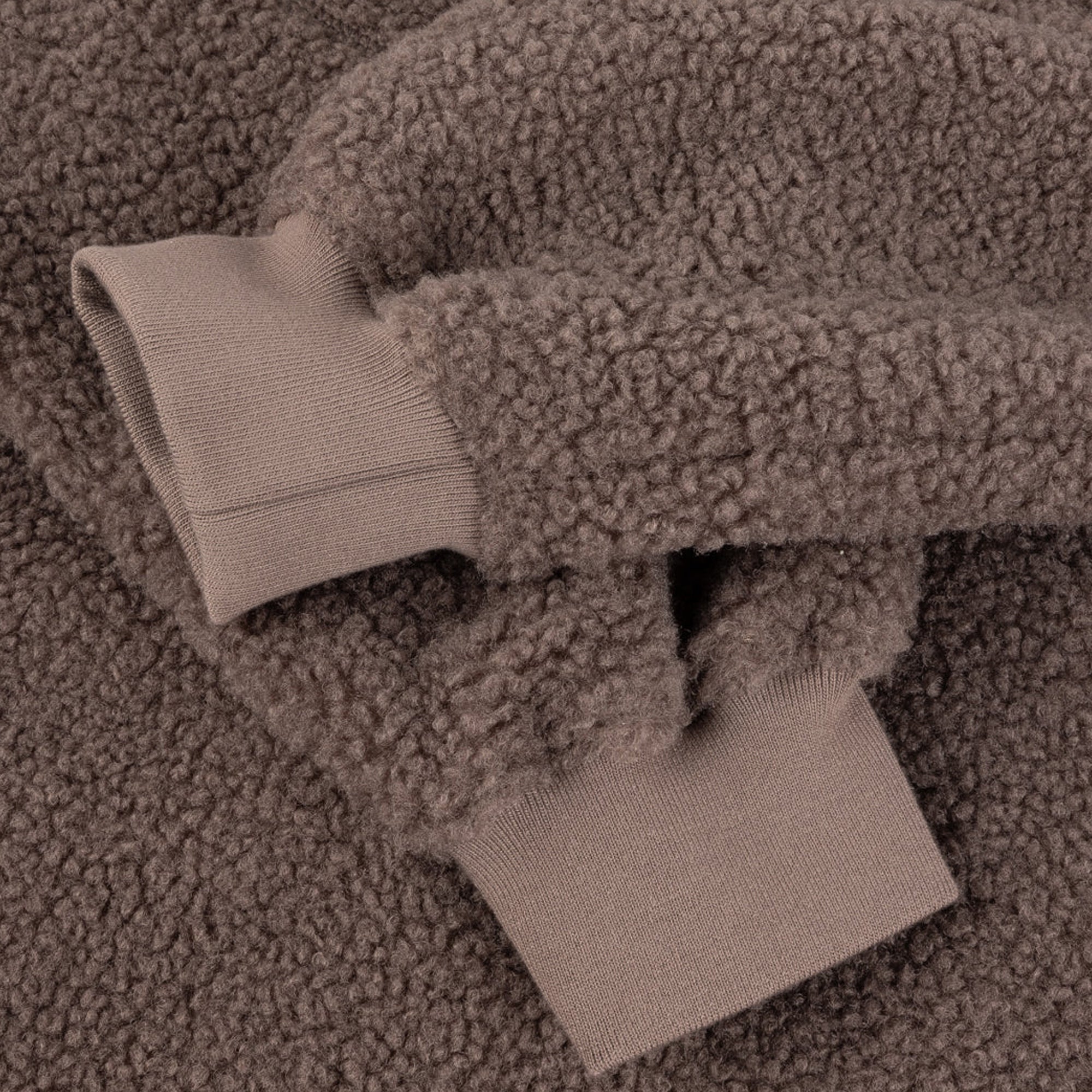 Dime Mens Polar Fleece Sherpa Zip Up