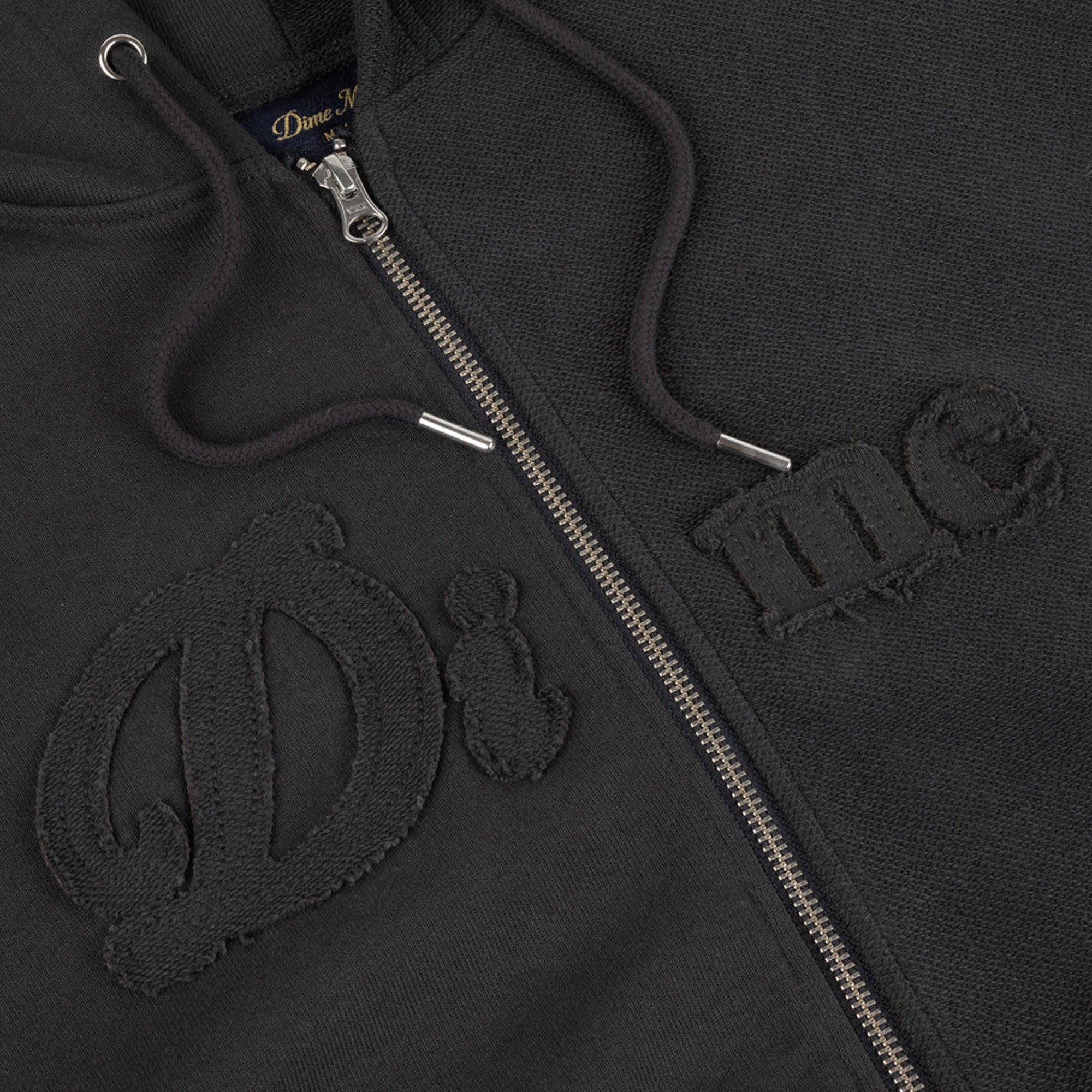 Dime Mens Reverse French Zip Hoodie