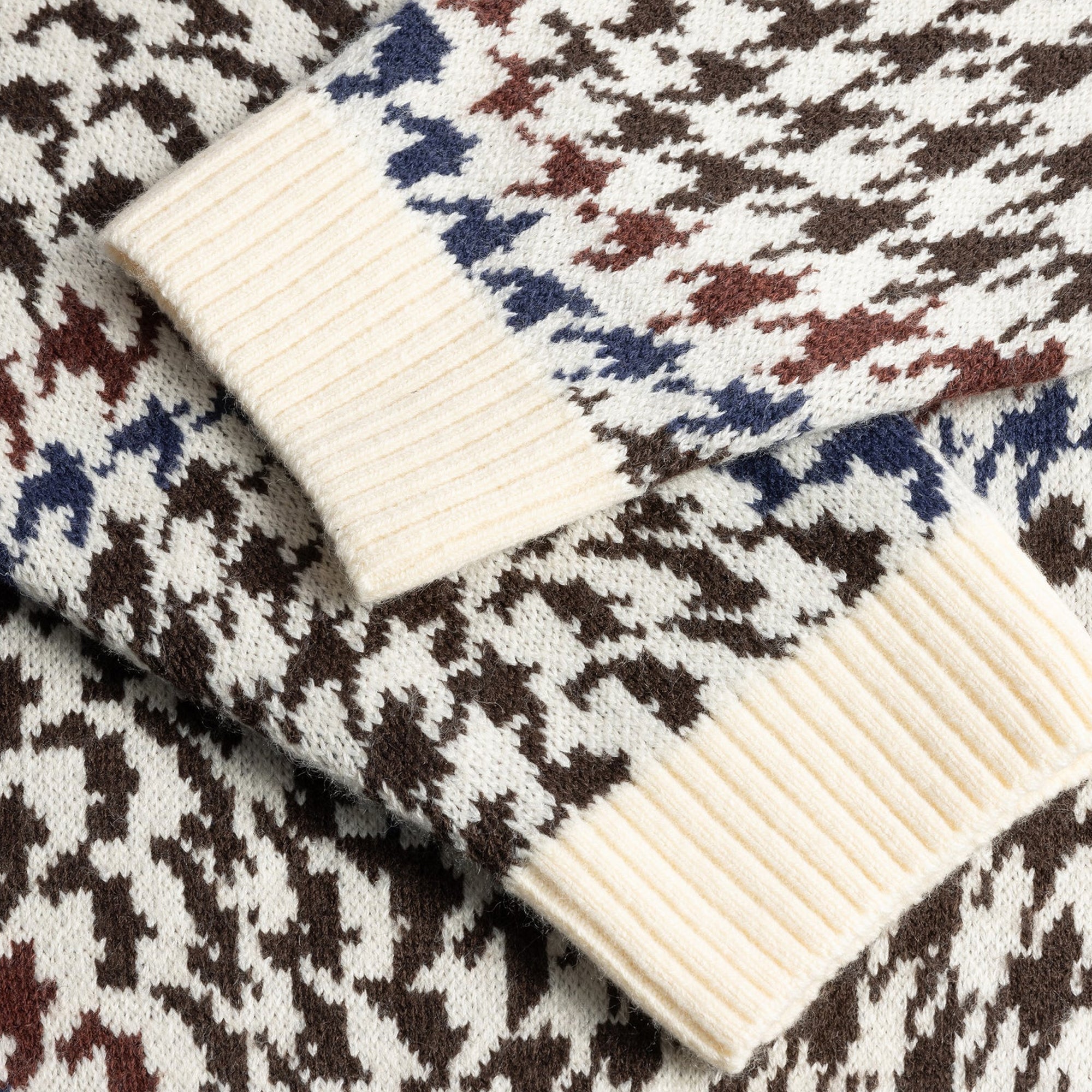 Dime Mens Houndstooth Knit Sweatshirt – Extra Butter