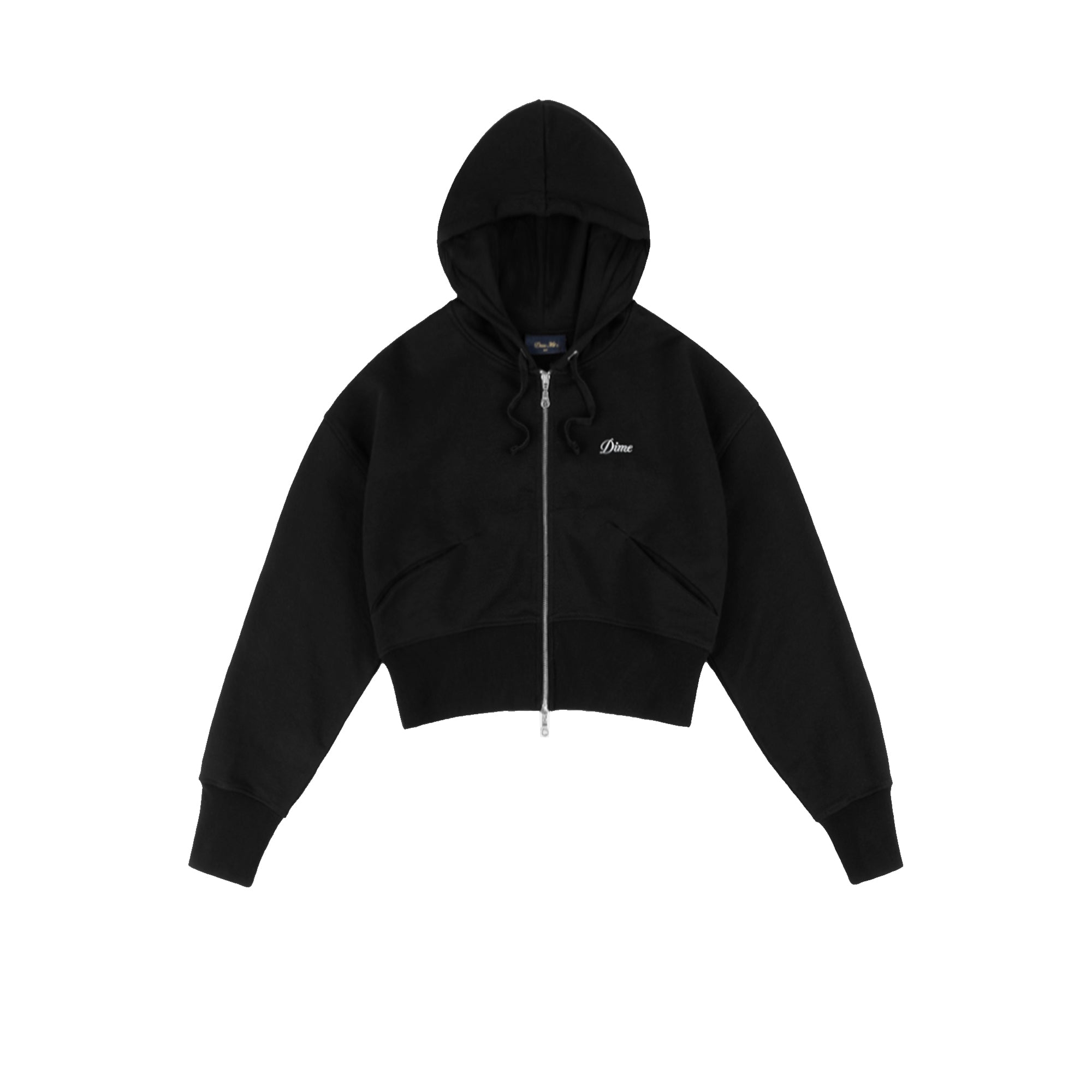 Dime Womens Cropped Zip Hoodie – Extra Butter