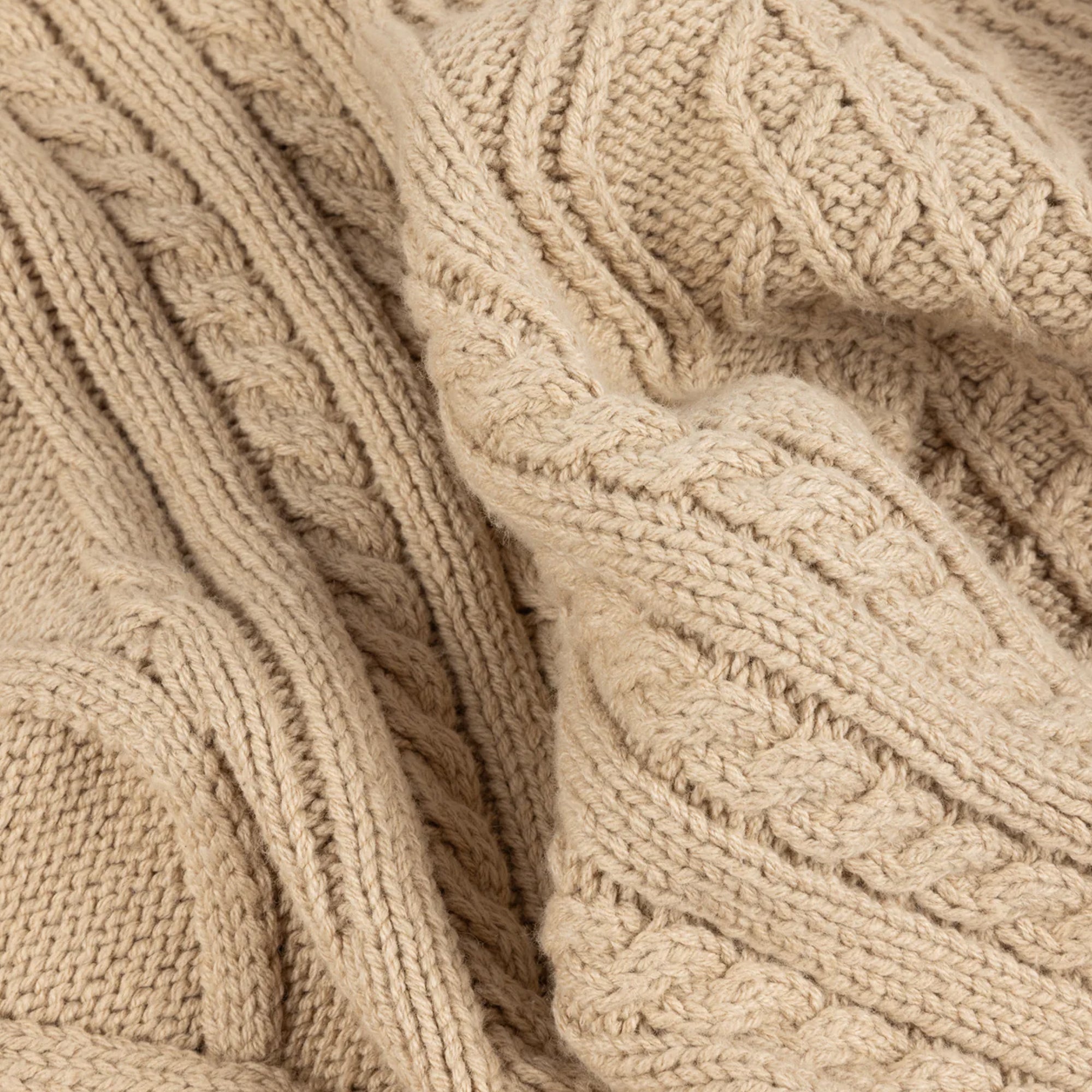 Dime Mens Mixed Cable Knitwear