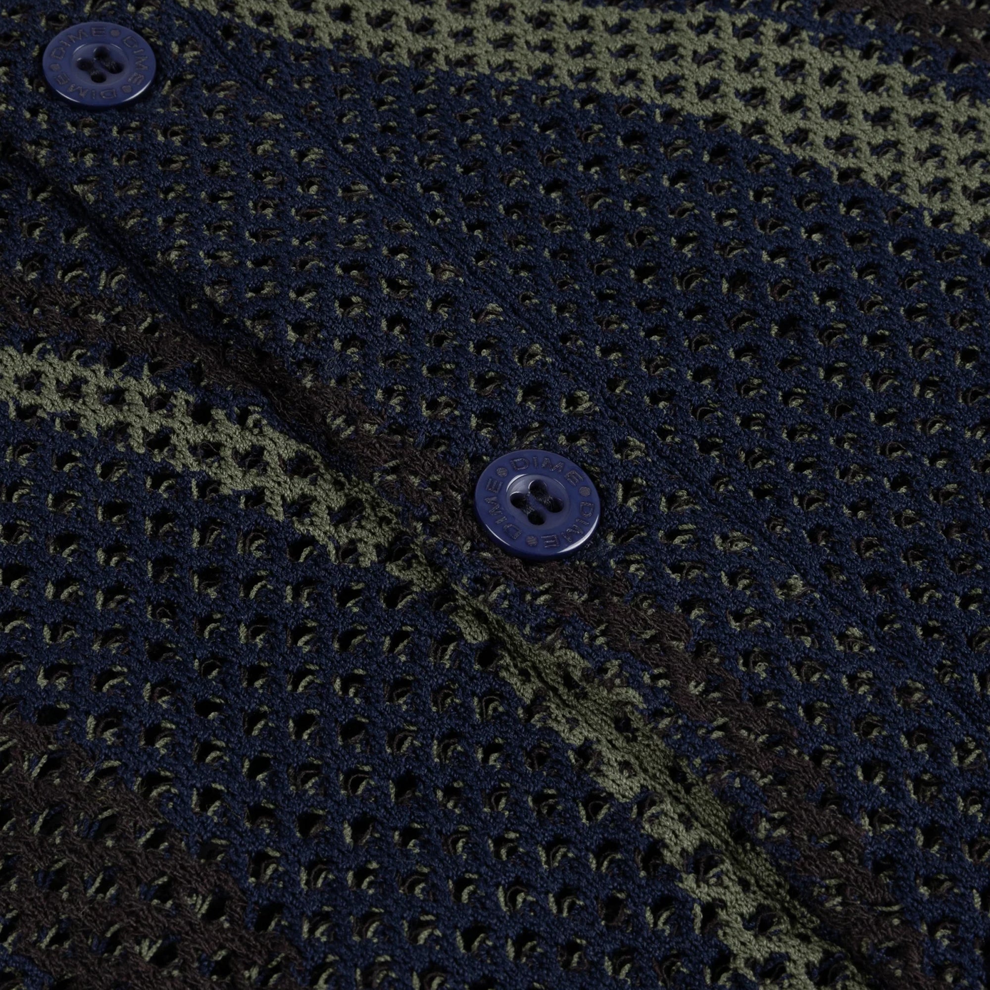 Dime Mens Soleil Button Up Knit Shirt