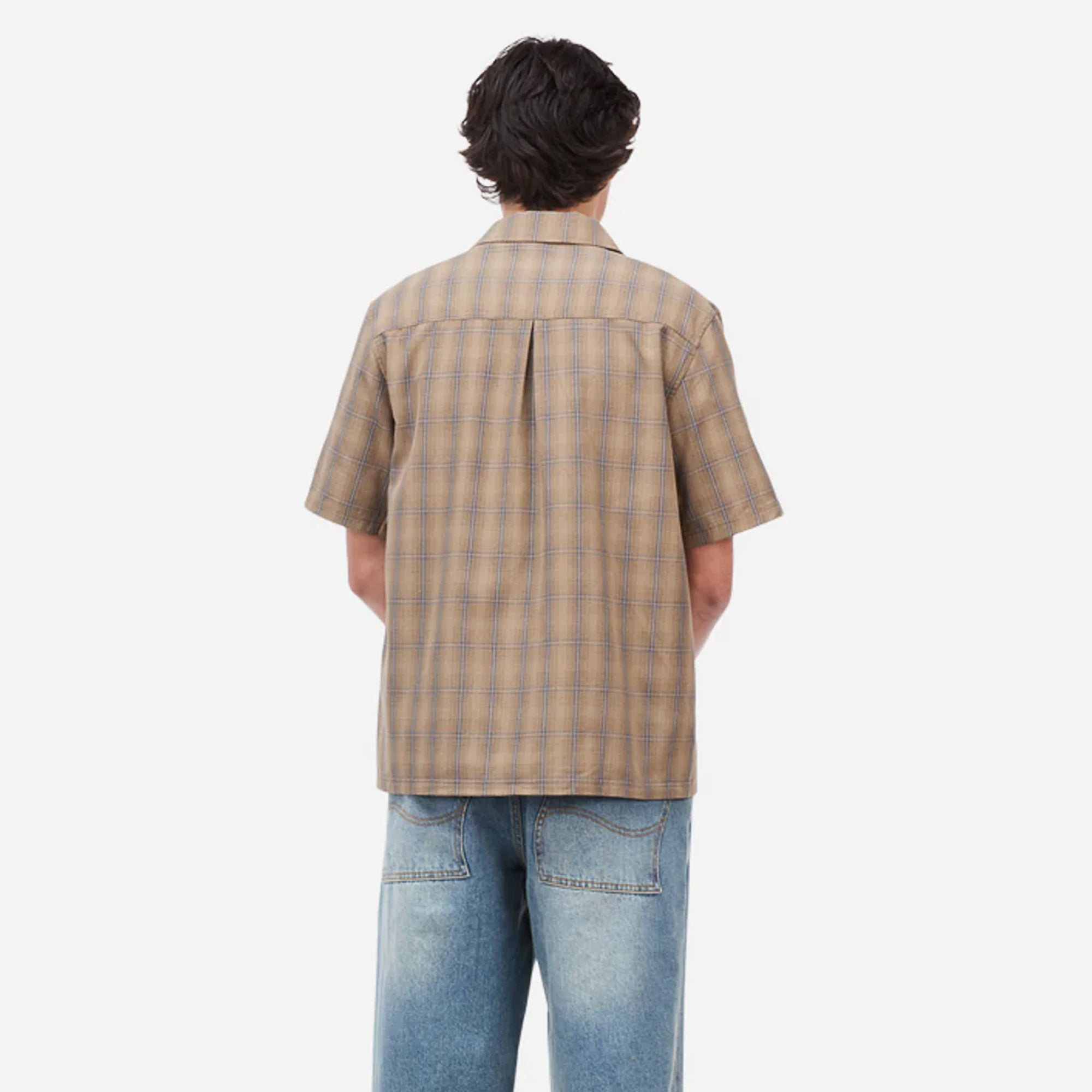 Dime Mens Plaid Button Up Shirts