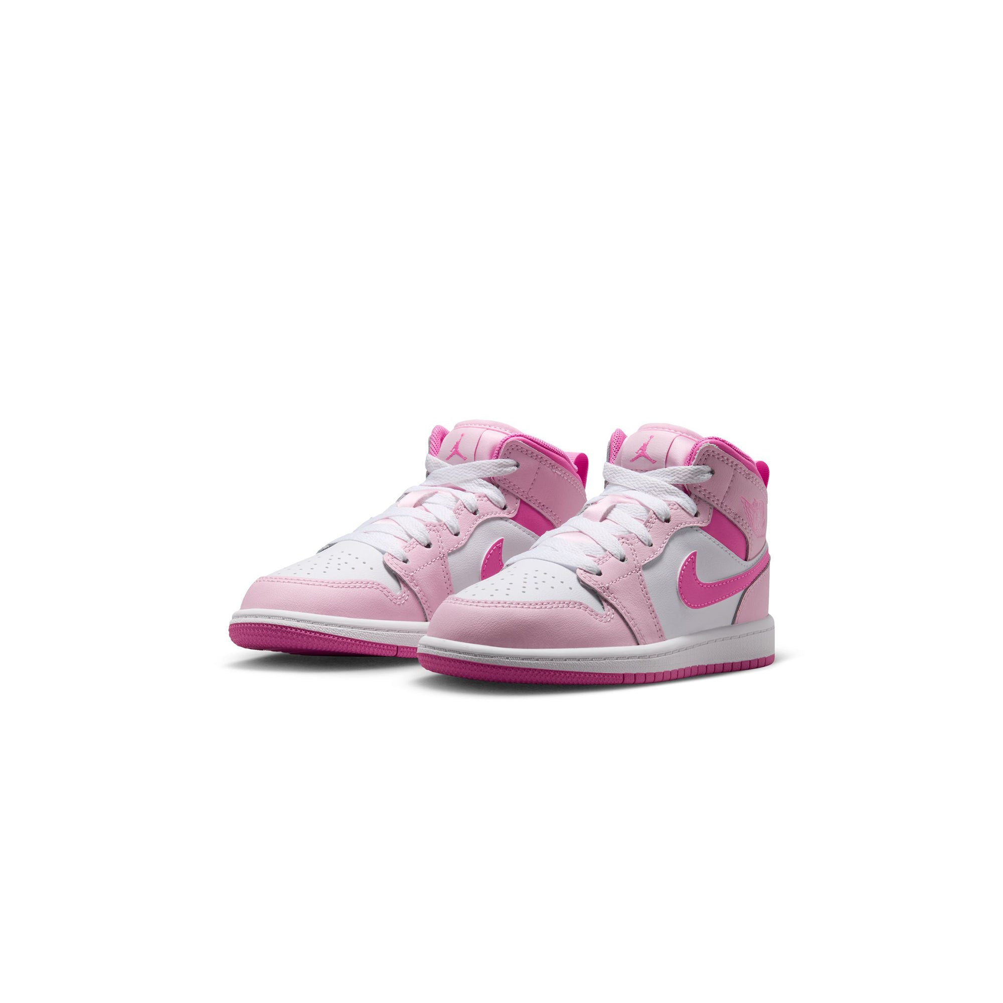 Pink Foam/pink Foam-china Rose-white Sneakers on a white background