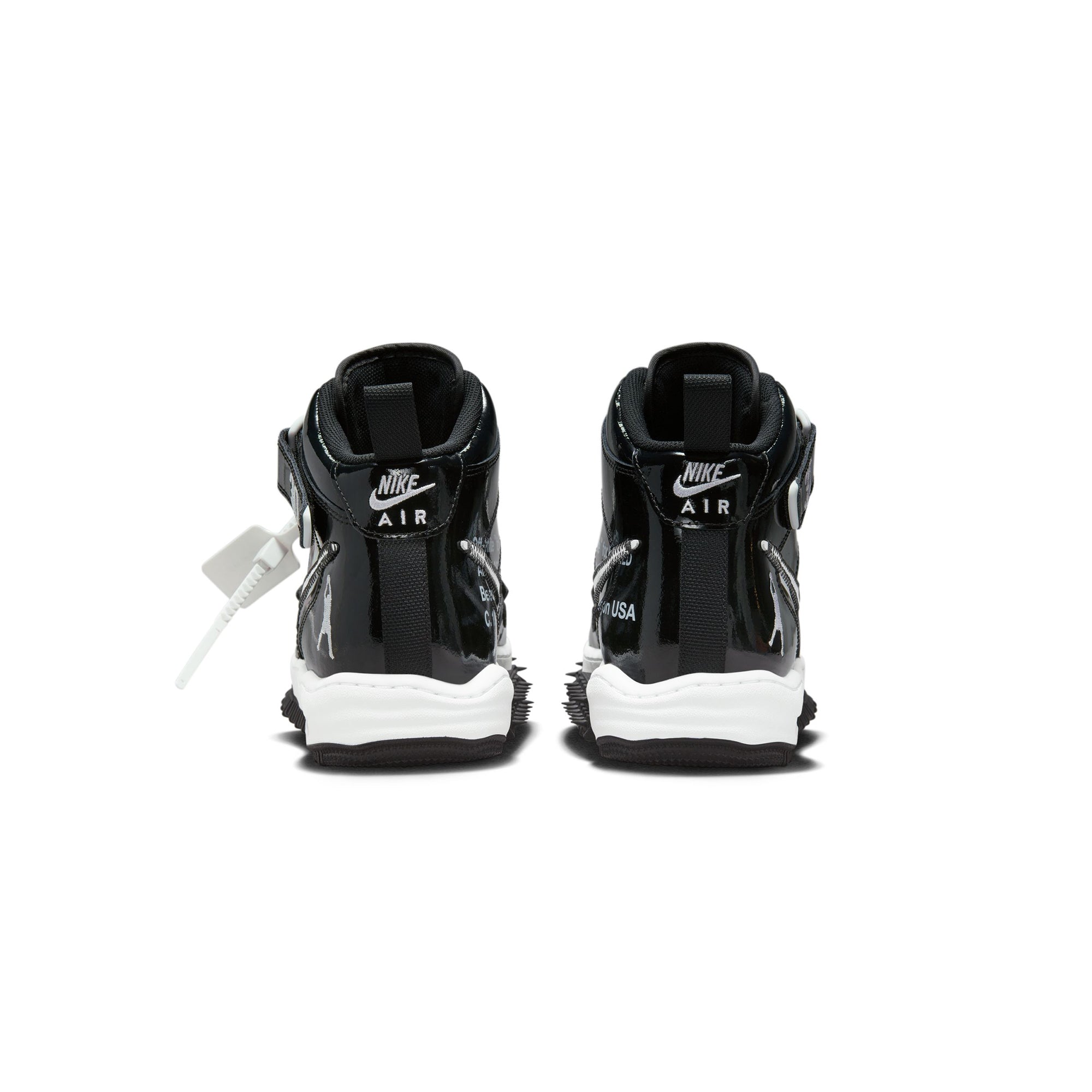 Off-White x Nike Air Force 1 Mid Black DO6290-001 | Size UK 7.5