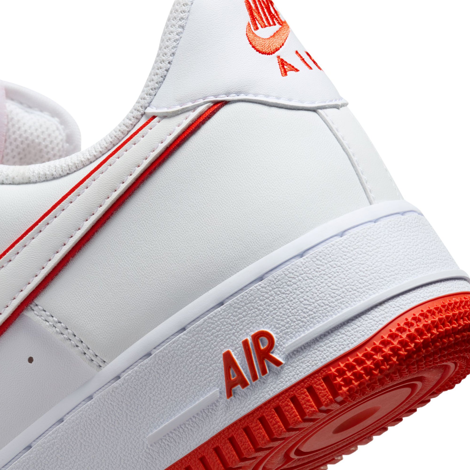 Nike Air Force 1 '07 Shoes 'White/Picante Red'