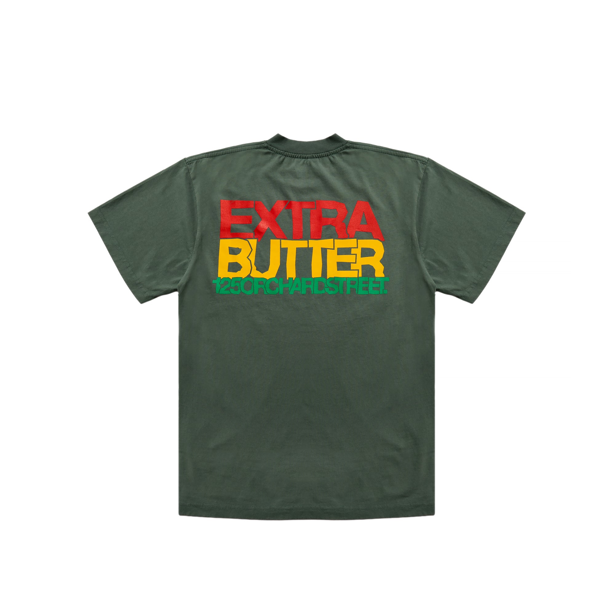 Olive T-Shirt on a white background