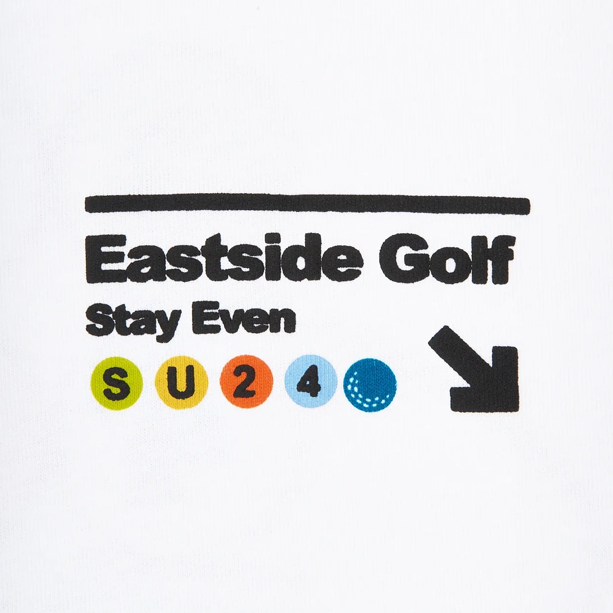 Eastside Golf Mens Stay Even Tee