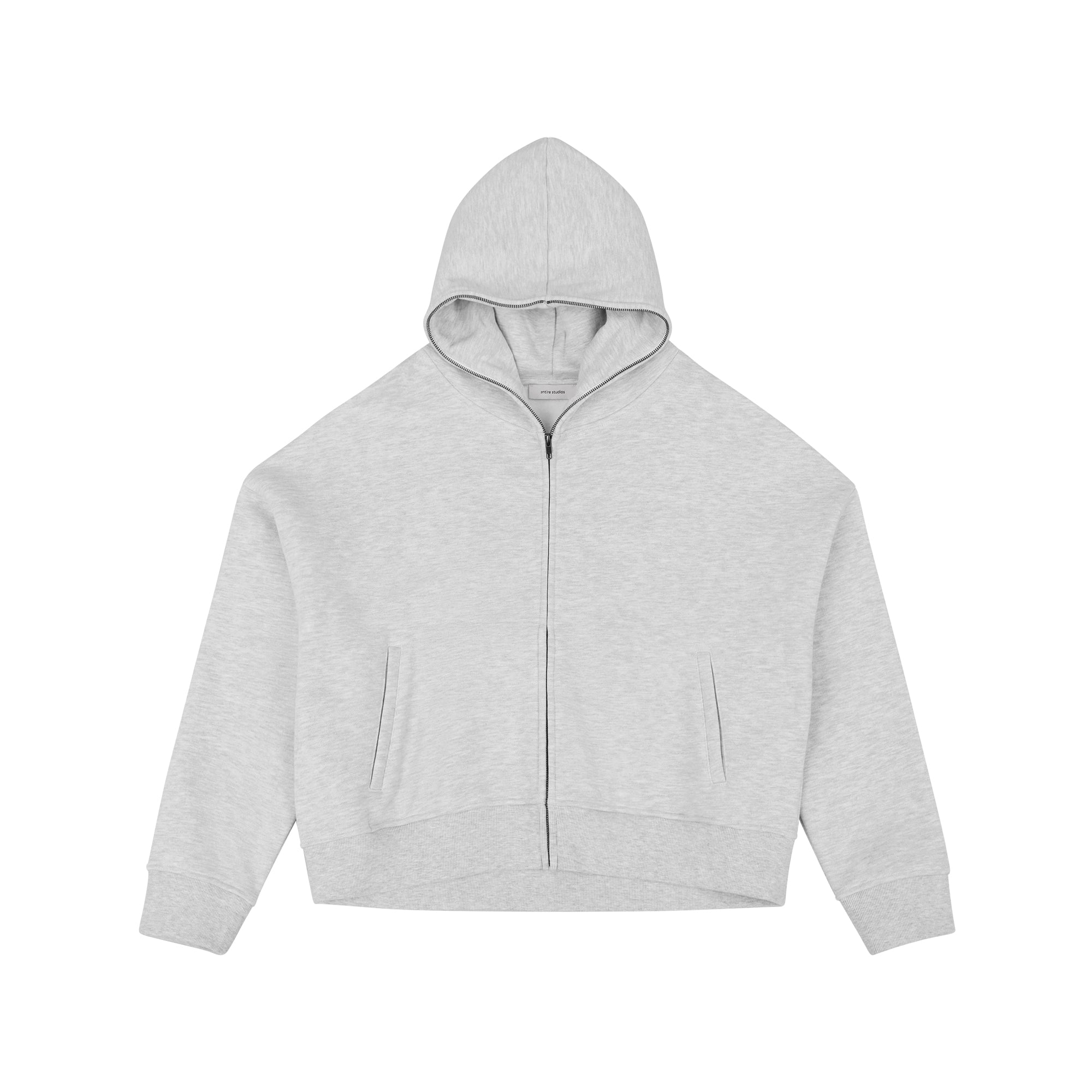 トップス Entire studios xxs hoodie grey Entire Studios Enternal Zip Silver Hoodie – Extra Butter