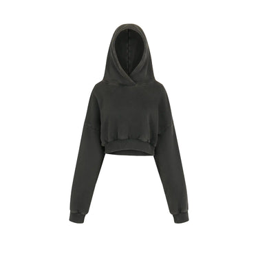 Entire Studios Womens Cropped Heavy Hoodie