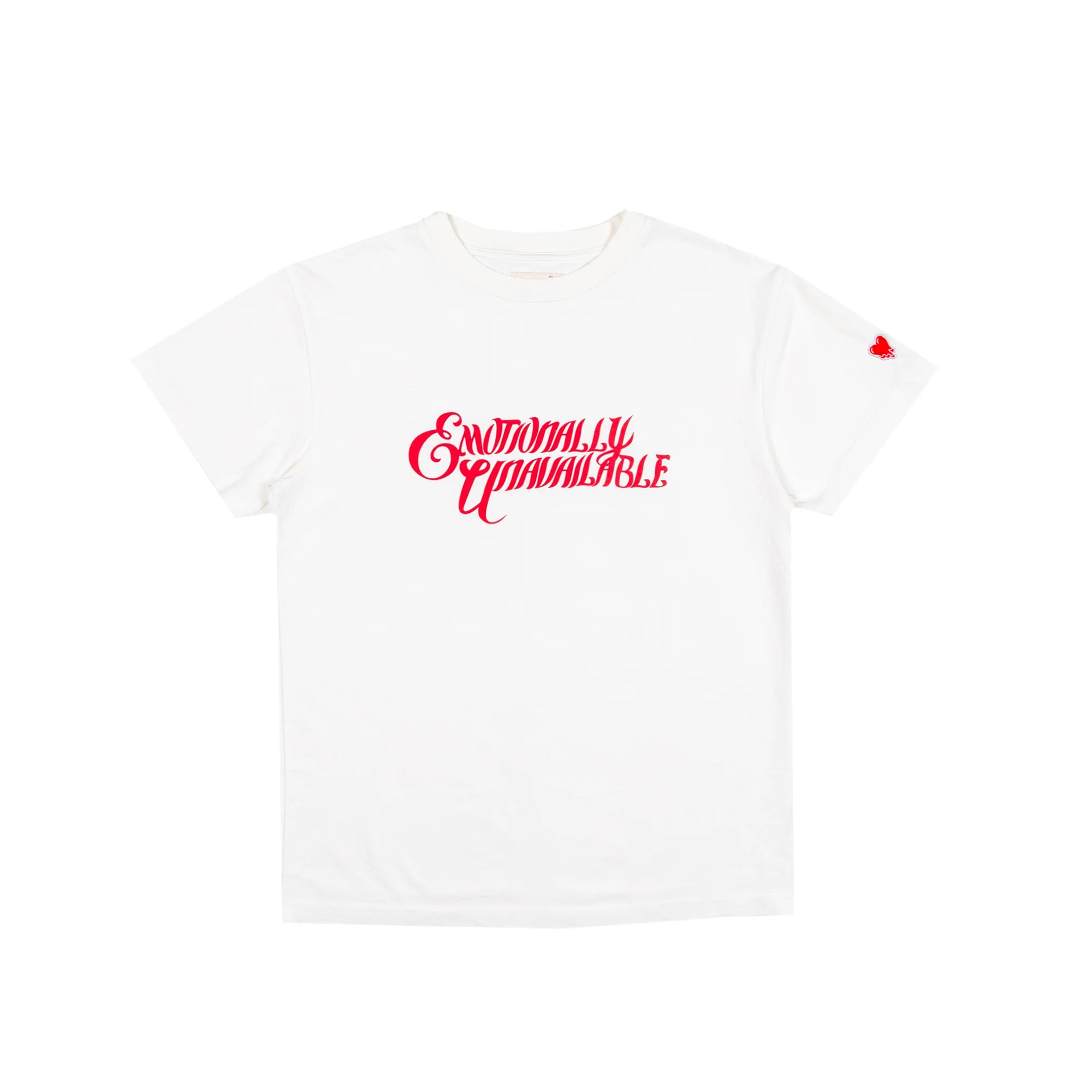 Emotionally Unavailable Mens Script SS Tee