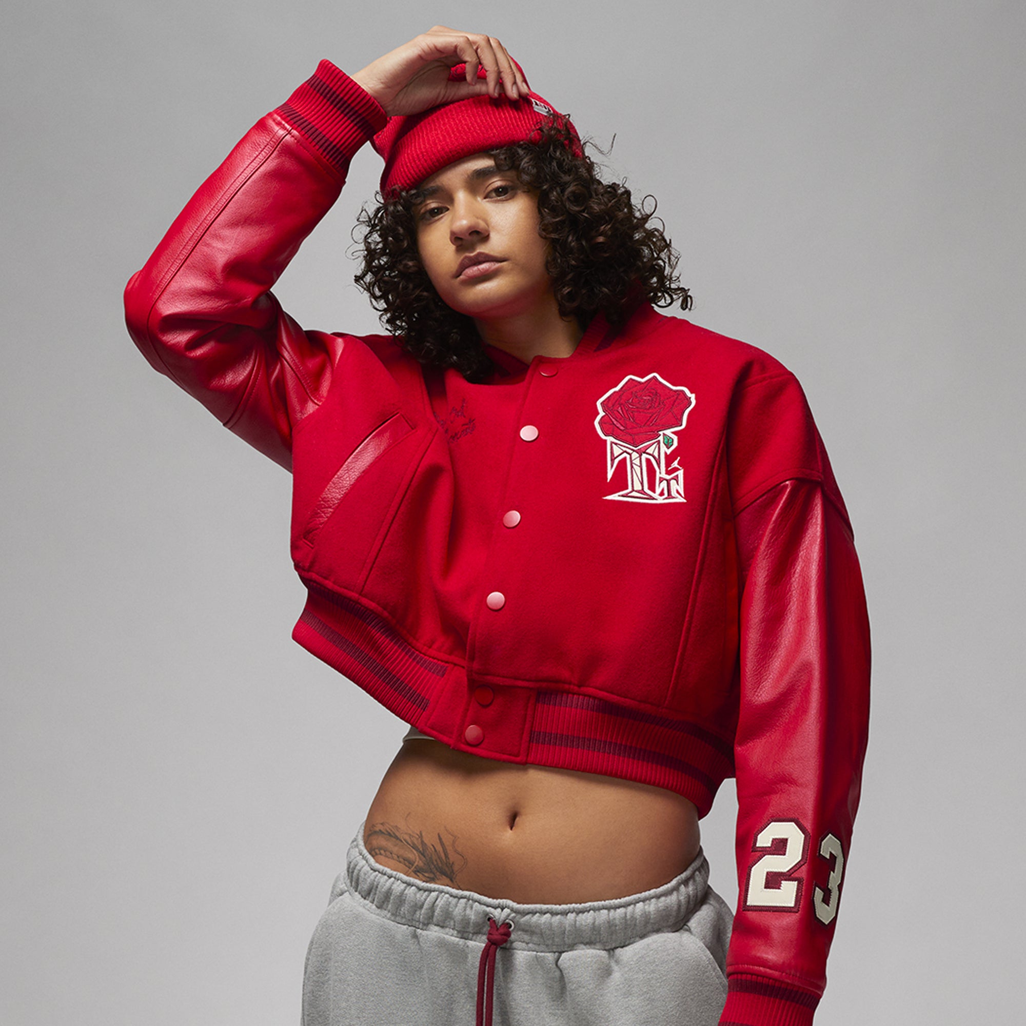 Air Jordan x Teyana Taylor Womens Varsity Jacket – Extra Butter