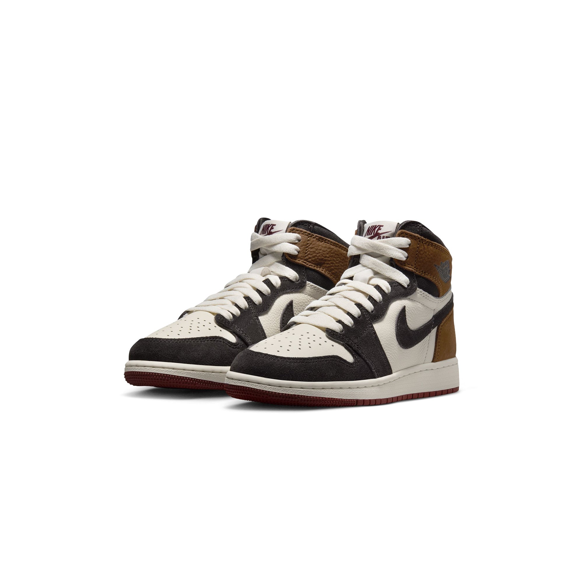 Shadow Brown/team Red-lt British Tan Sneakers on a white background