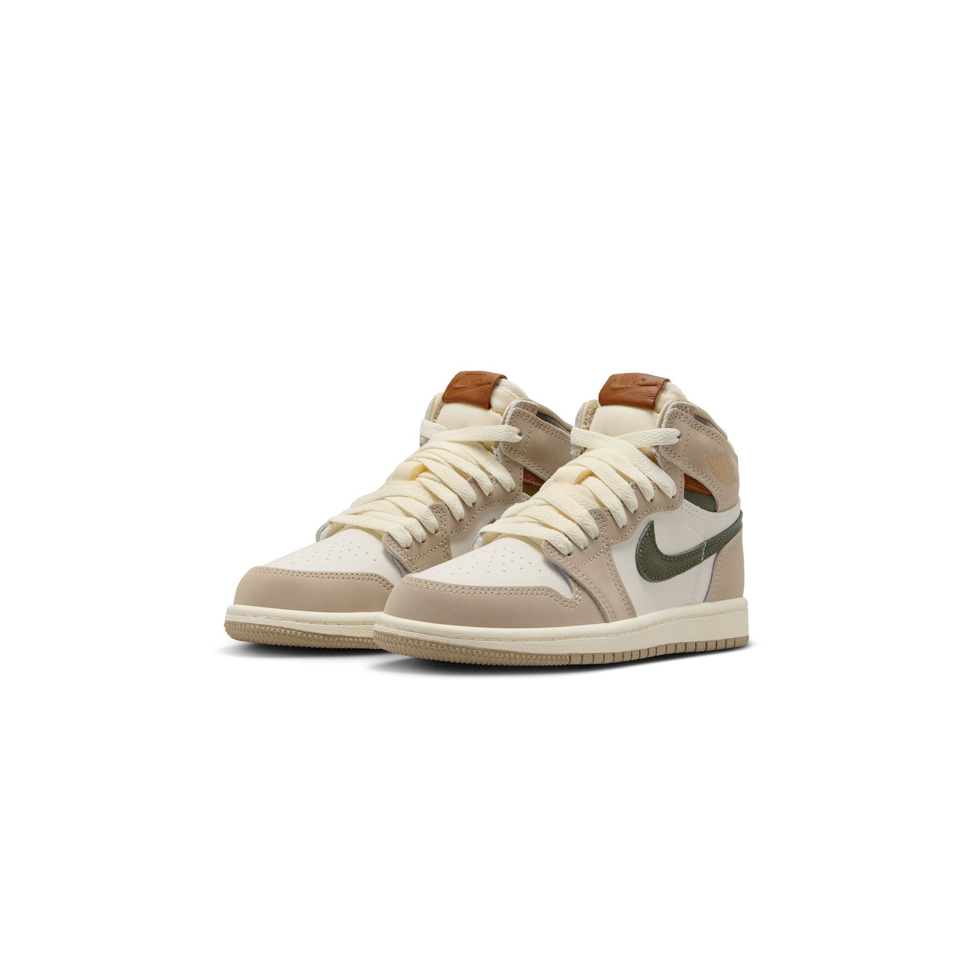 Air Jordan 1 Little Kids Retro High OG 'Workwear' Shoes