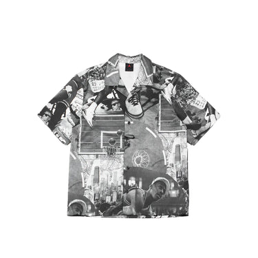 Air Jordan Mens Essentials Print Camp Top