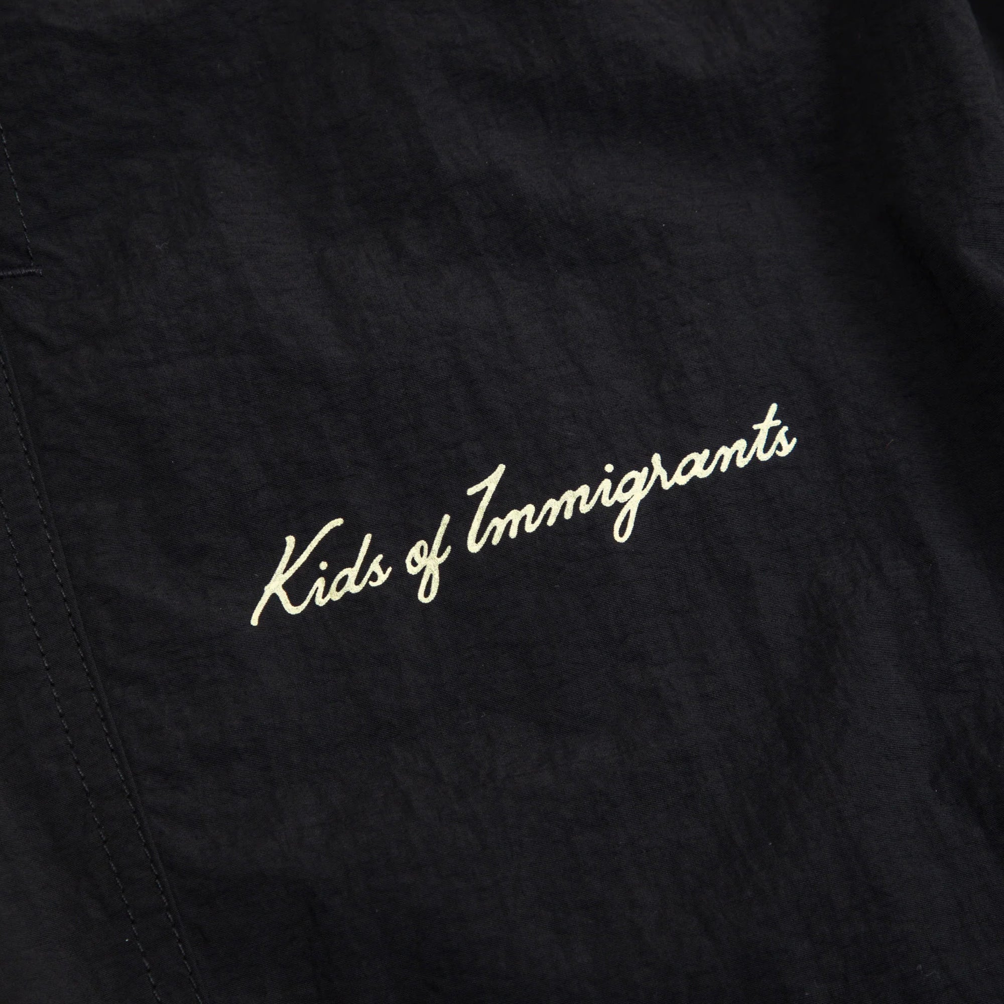 Kids of Immigrants Mens Script Nylon Pant