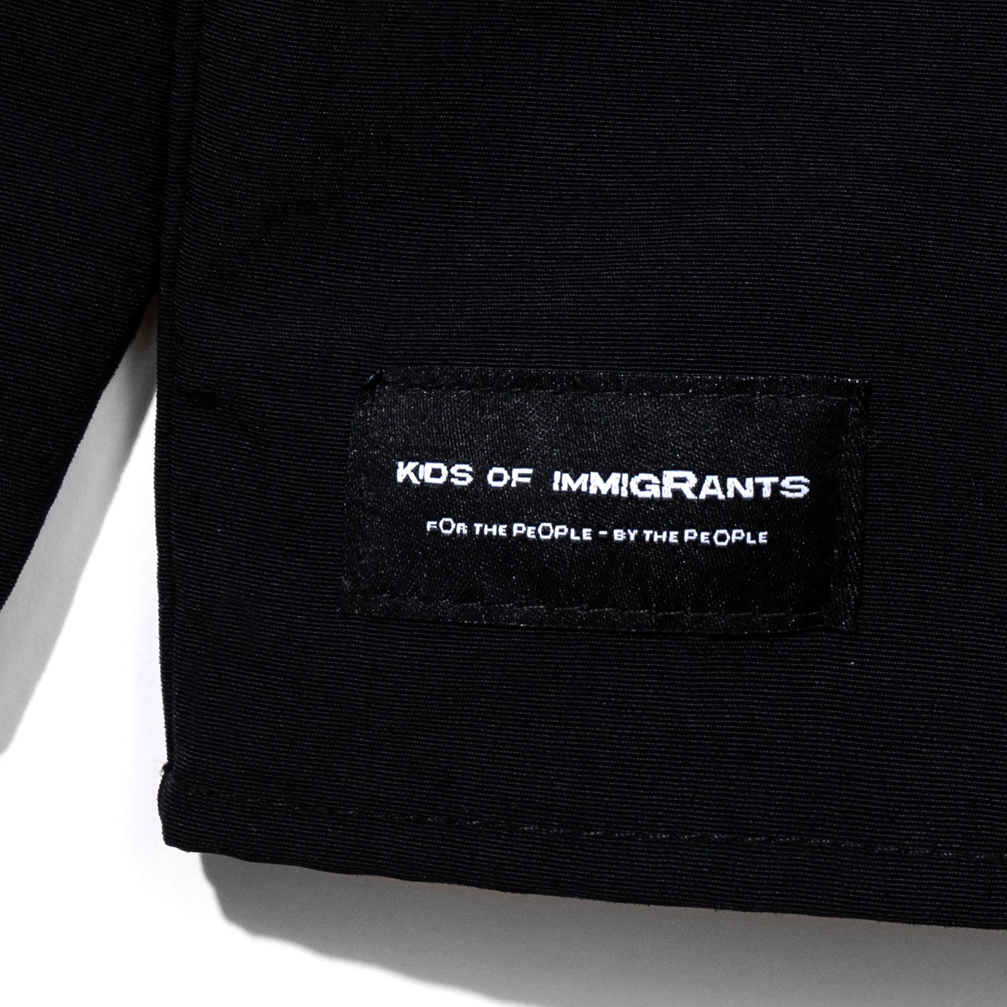 Kids of Immigrants Mens Script Nylon Shirt Jacket