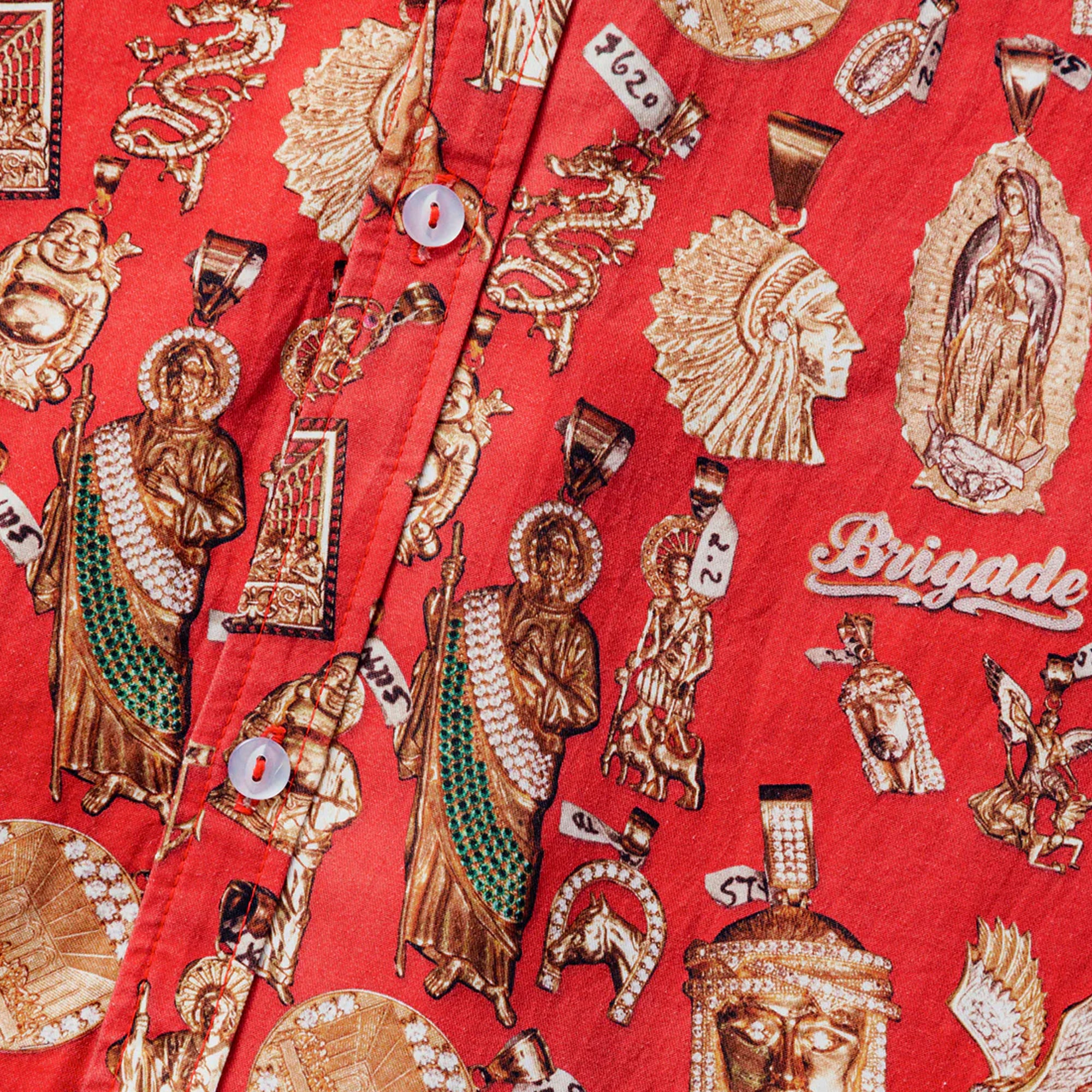 Brigade Mens Jewelry Store Button Down Shirt