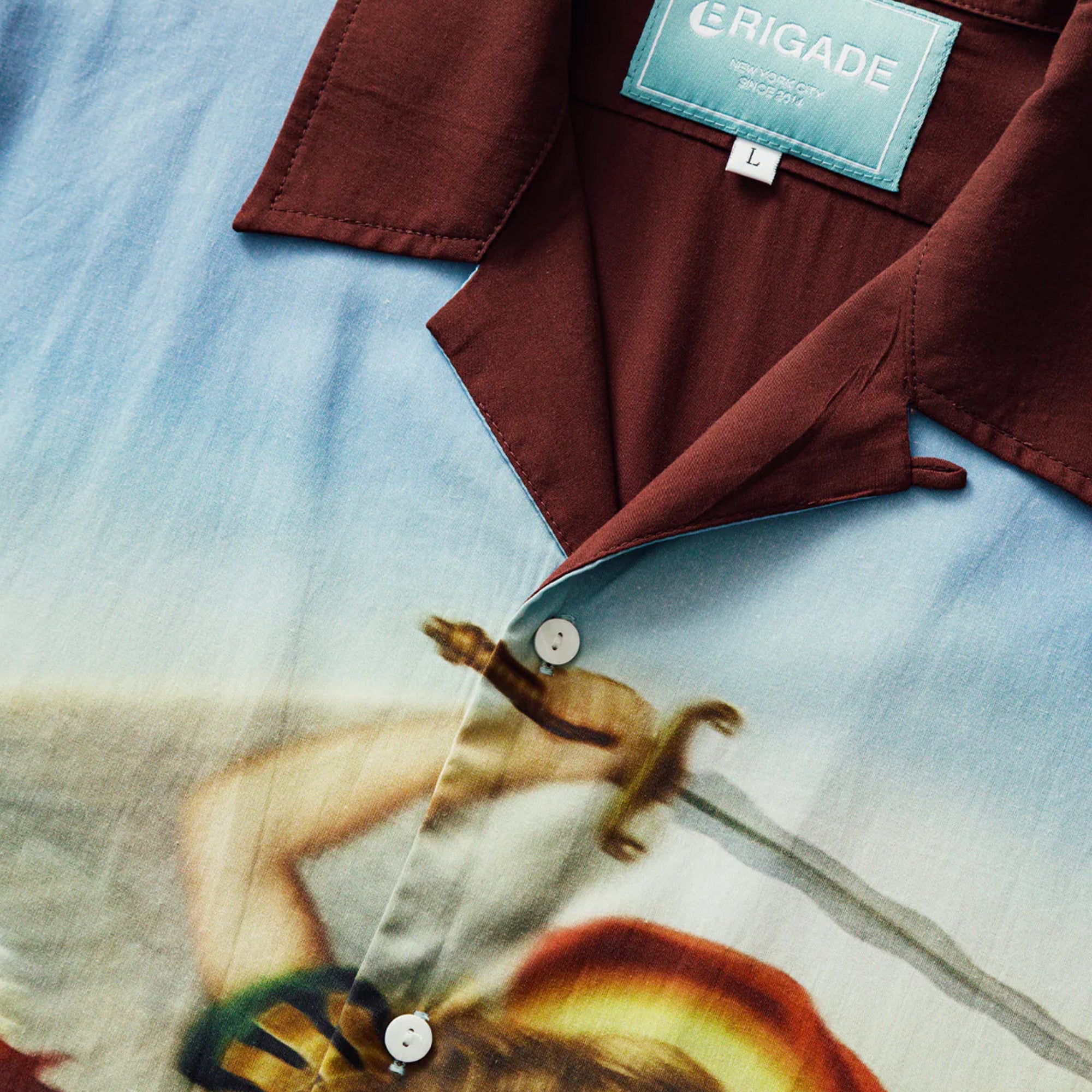 Brigade Mens ST.Michael Rayon Shirt