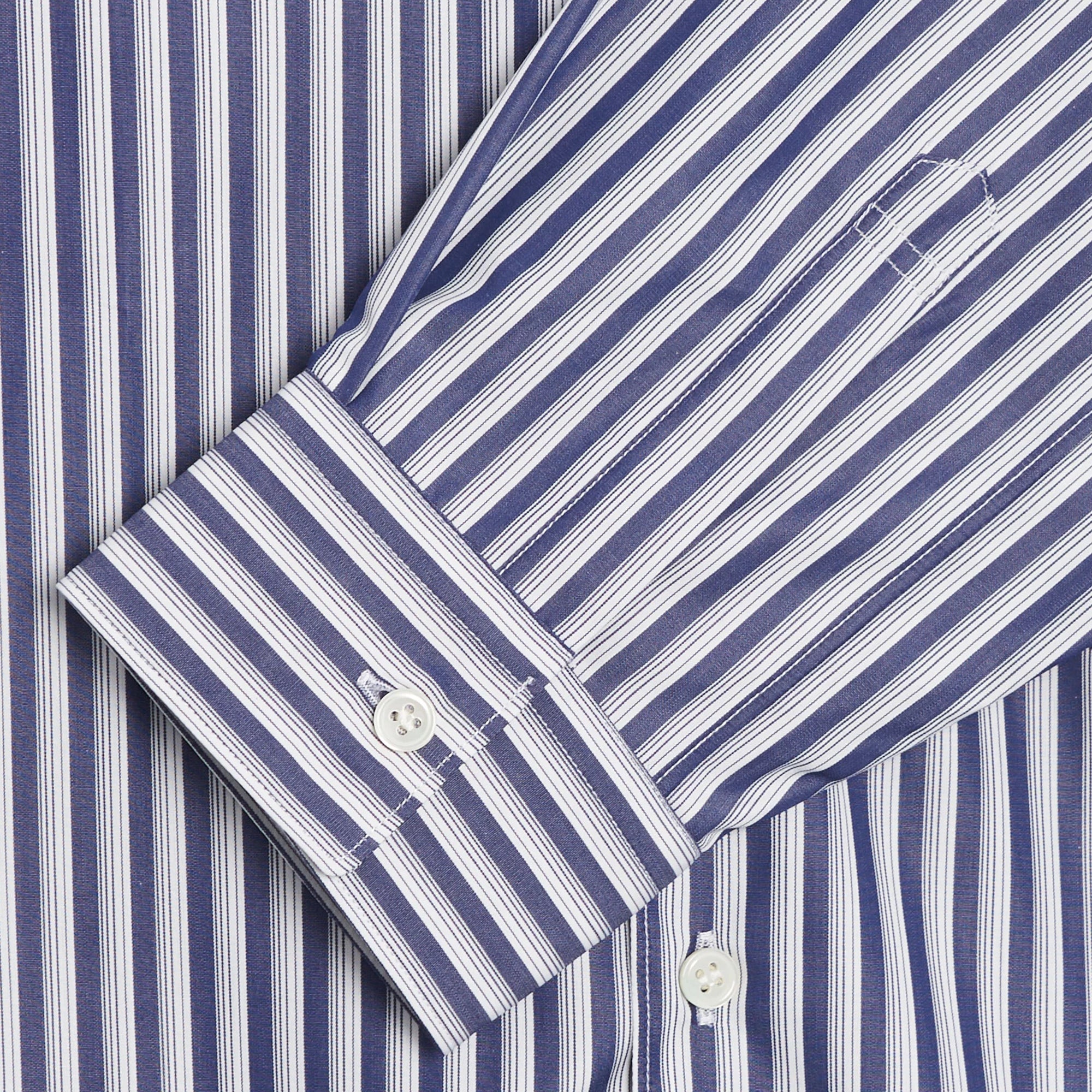 Comme des Garcons SHIRT Mens Yarn Dyed Cotton Stripe Shirt