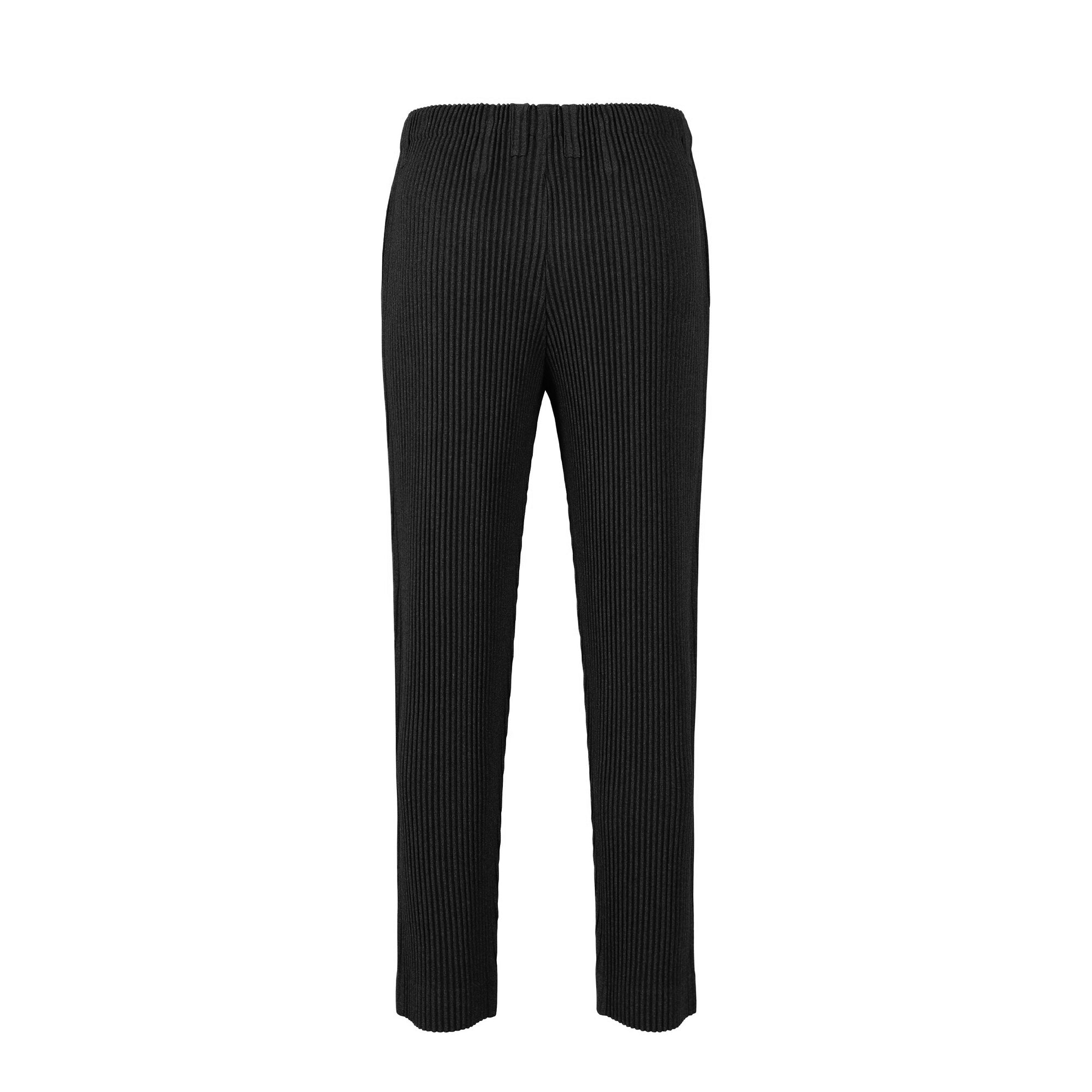 Homme Plissé Issey Miyake Mens Wool-Like Pleat Pants