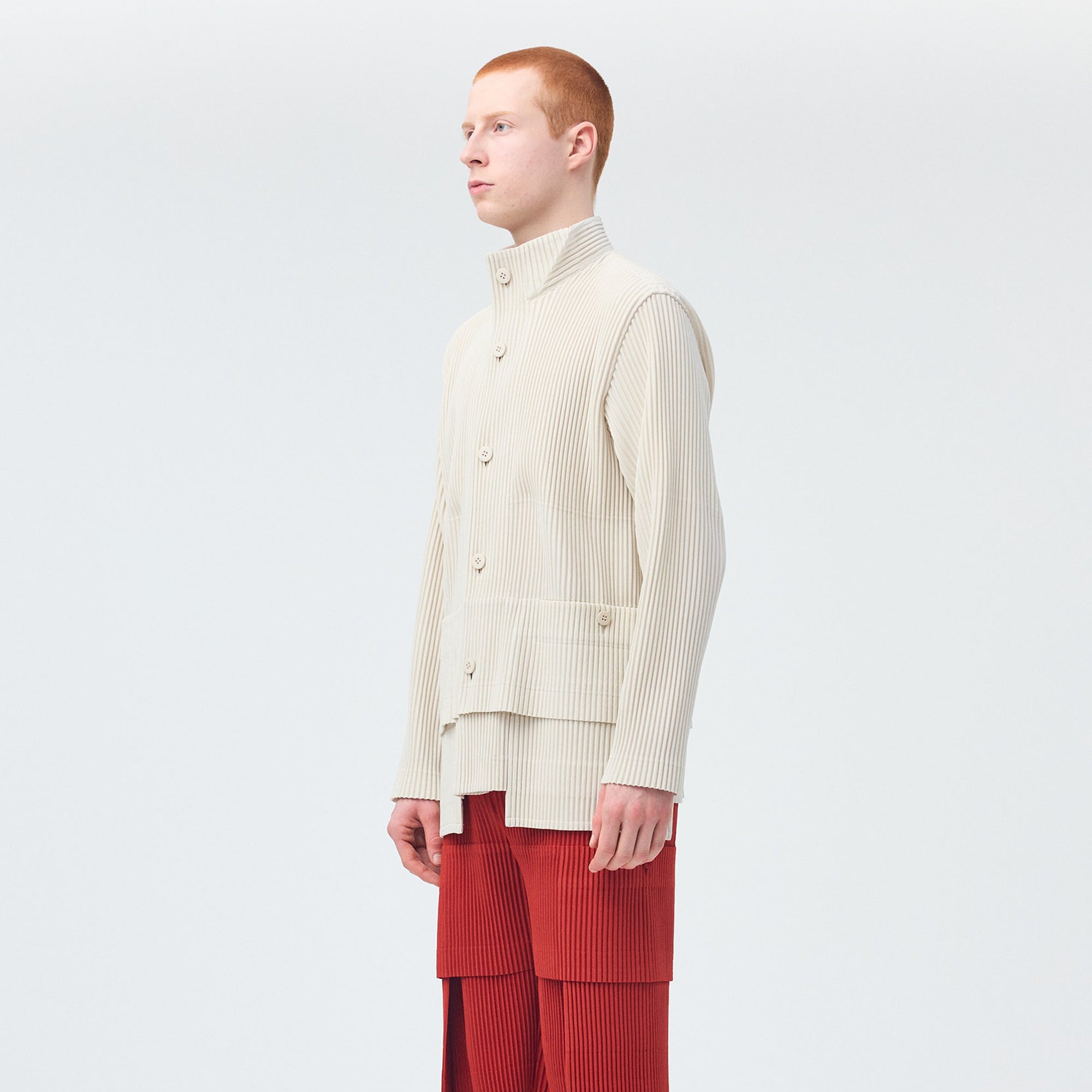 Homme Plissé Issey Miyake Mens Multi-Pocket Shirt