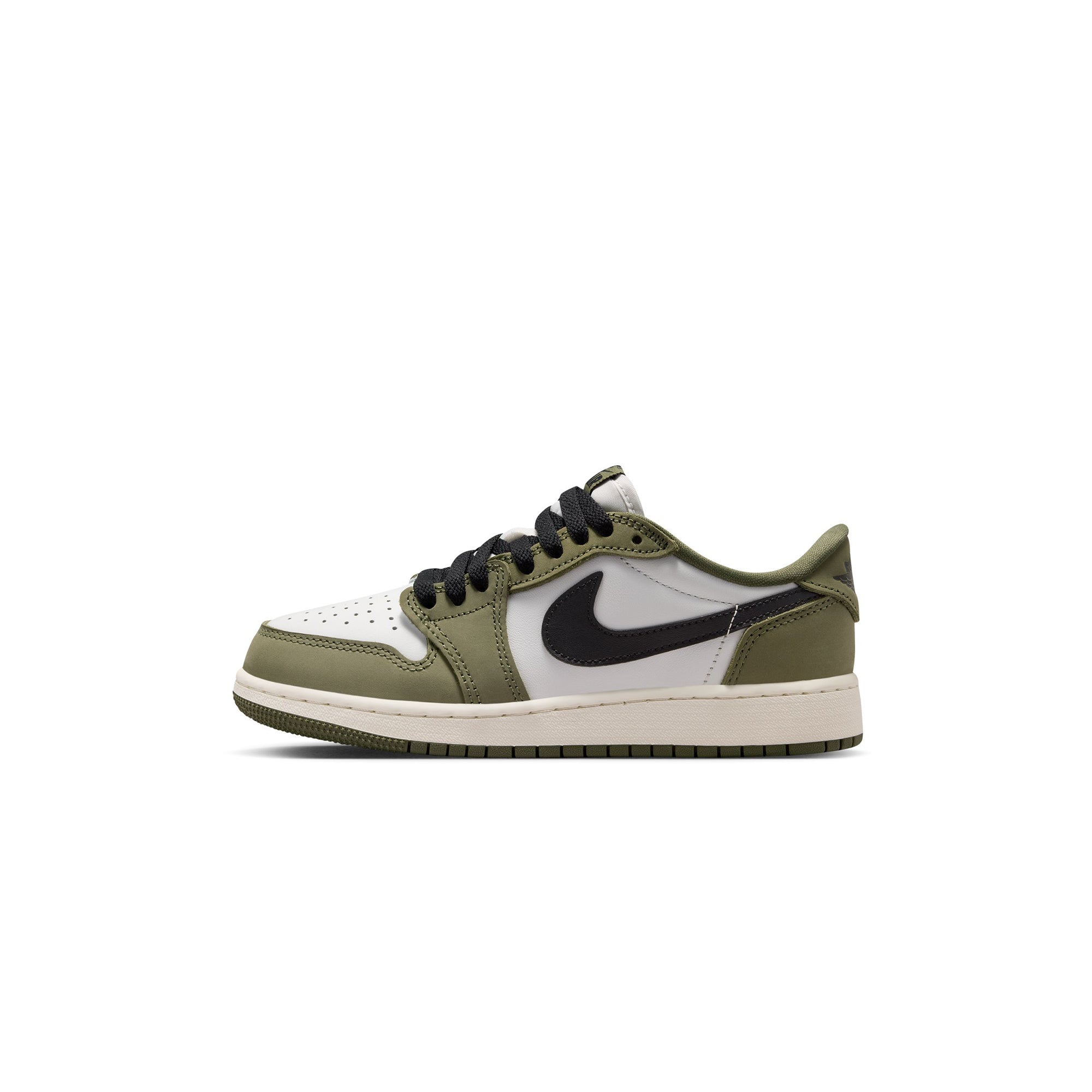 Air Jordan 1 Kids Retro Low "Medium Olive" Shoes card image