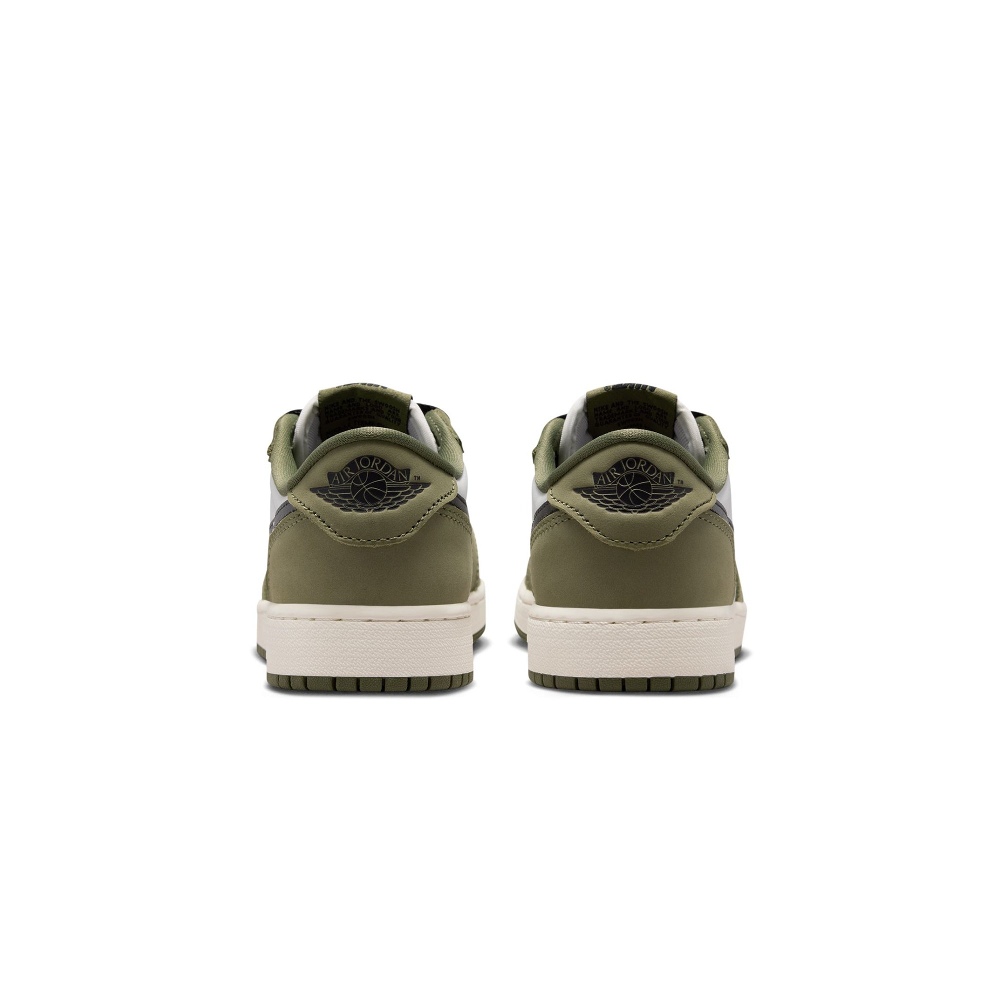Air Jordan 1 Kids Retro Low "Medium Olive" Shoes
