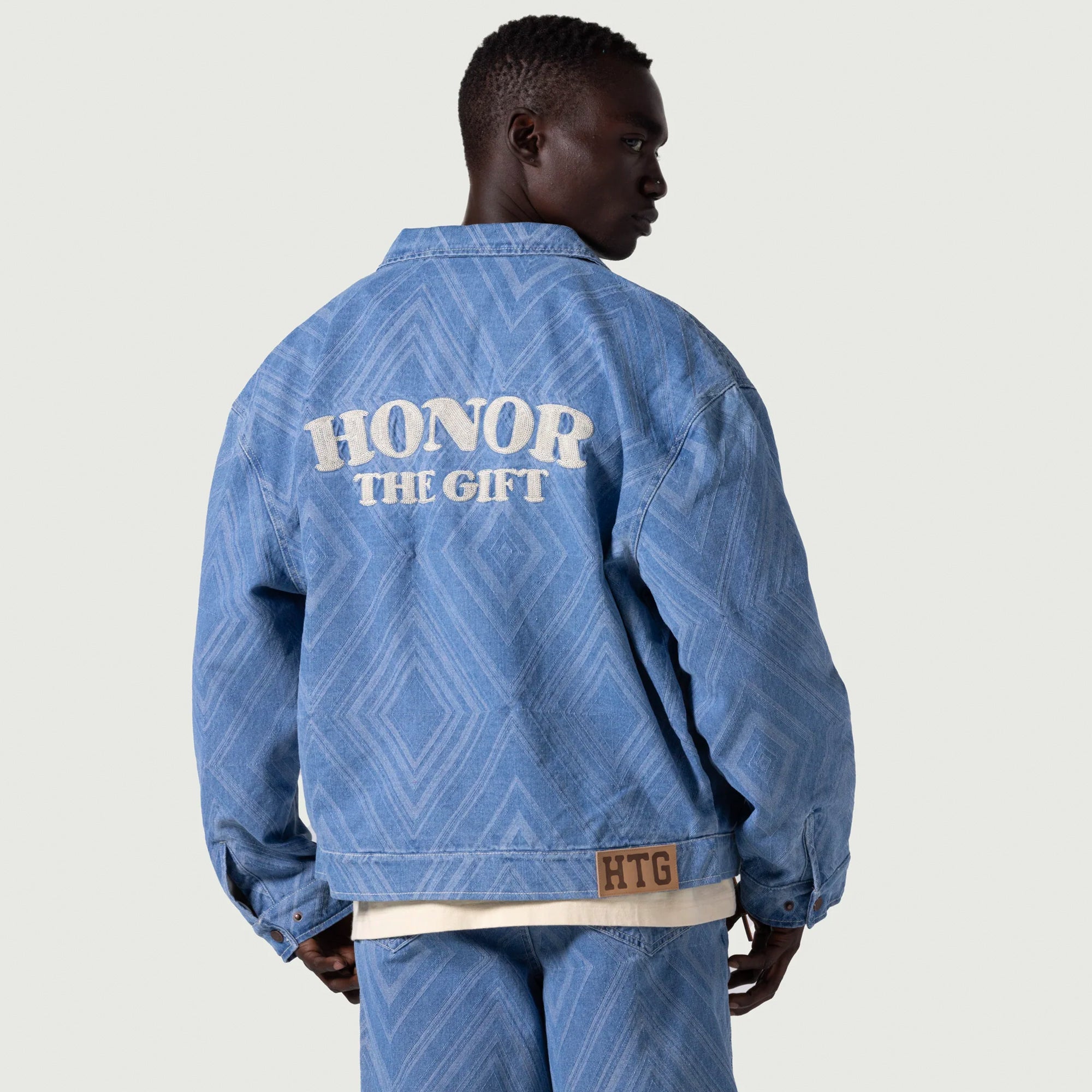 Honor The Gift Mens Diamond Denim Jacket