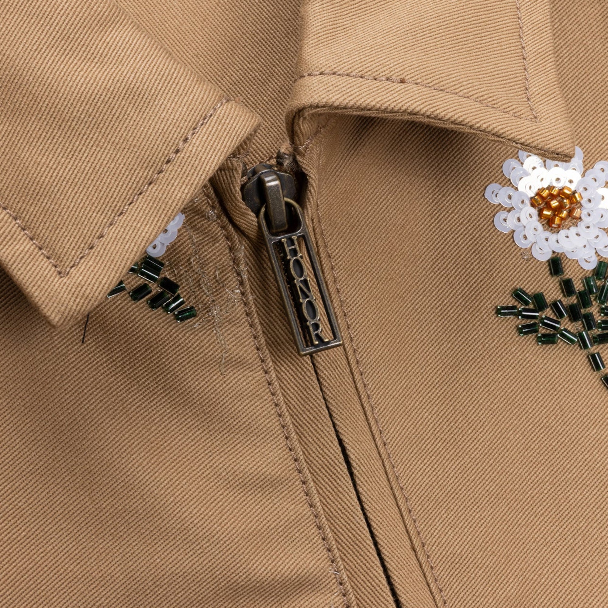 Honor The Gift Mens Flowers Beaded Jacket