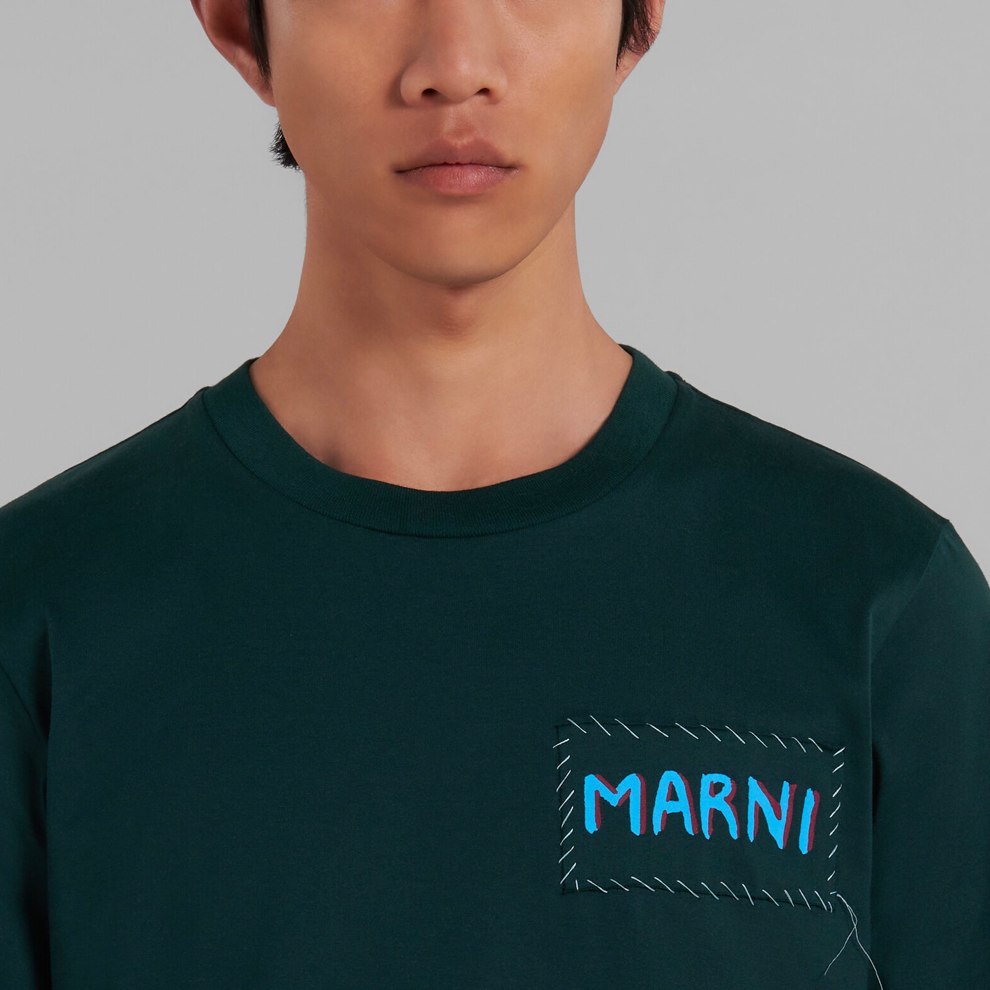 Men's Short-sleeved crewneck T-shirt, MARNI