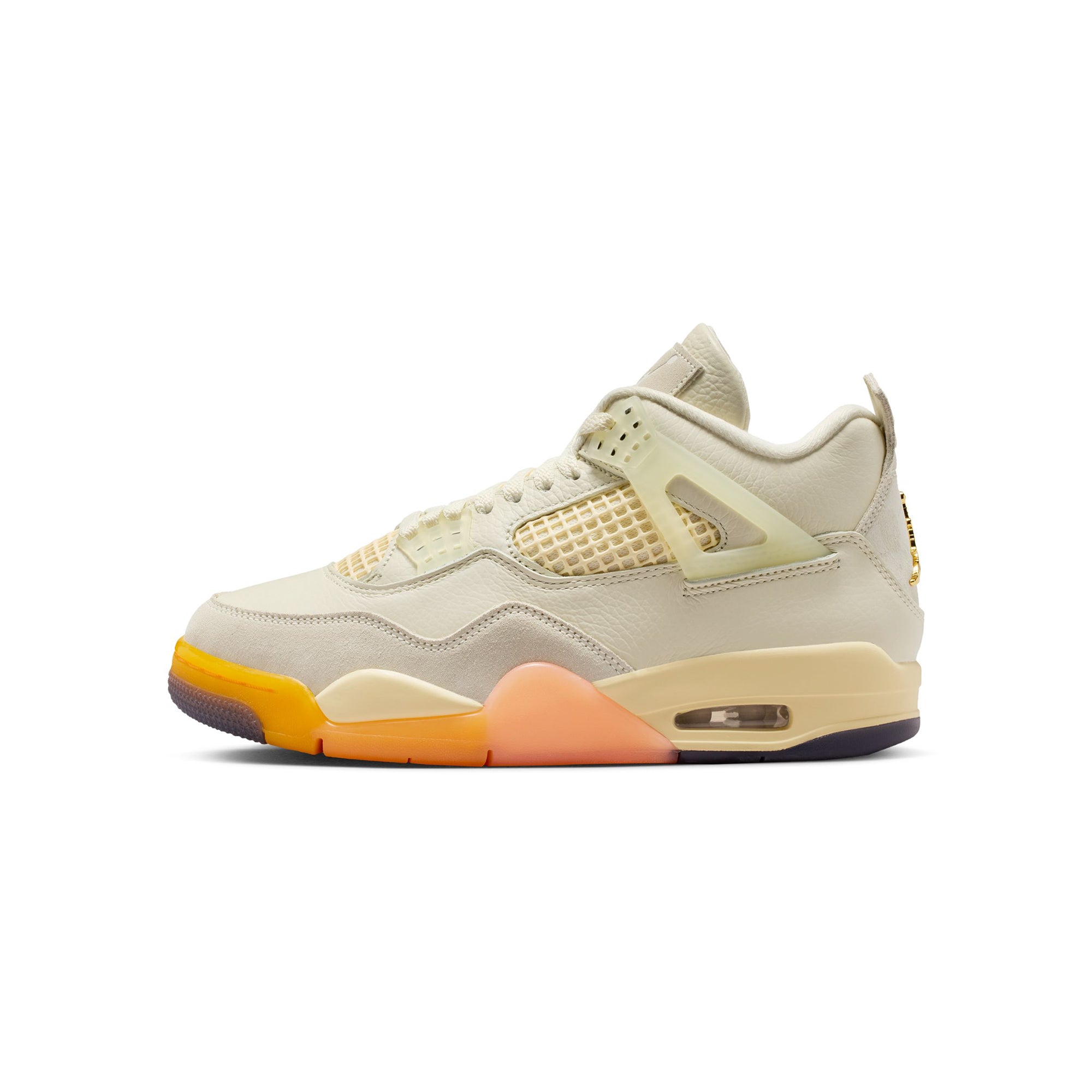 Coconut Milk/muslin-bright Mango Sneakers n a white background