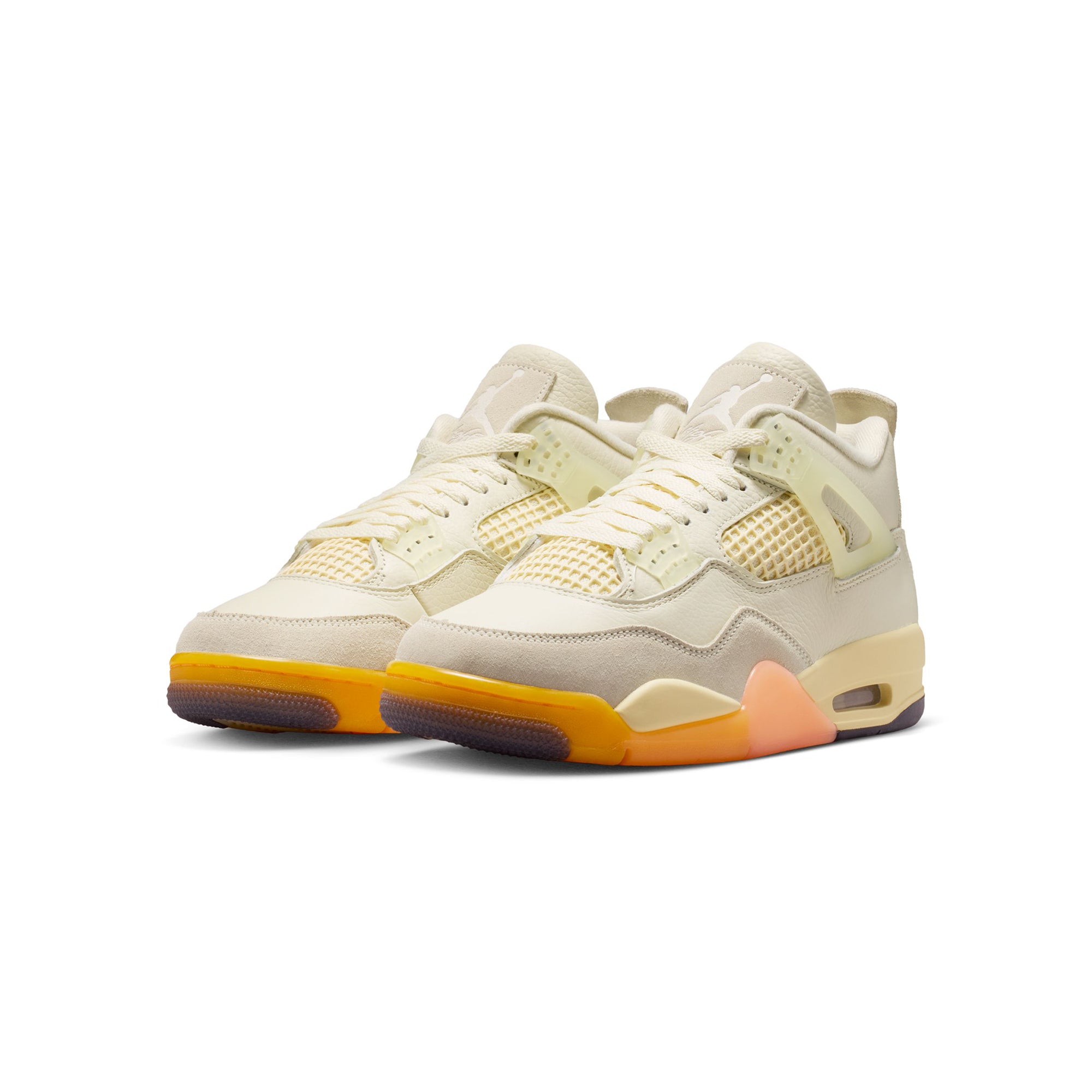 Coconut Milk/muslin-bright Mango Sneakers n a white background