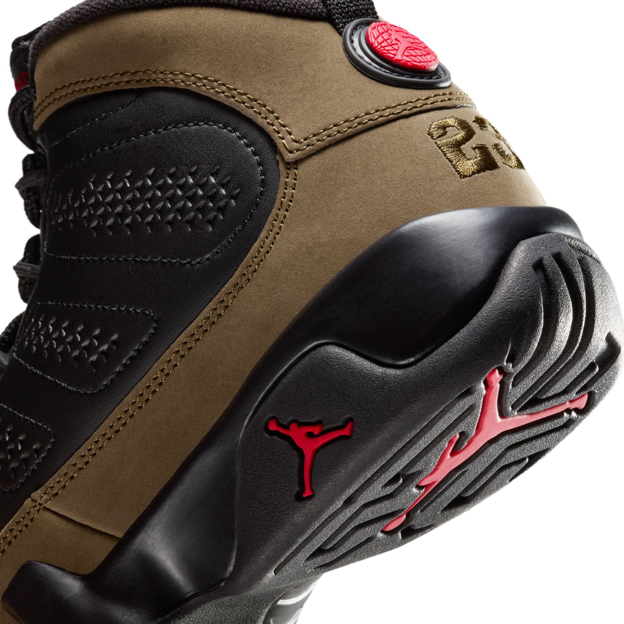 Air Jordan 9 Kids Retro "Olive" Shoes