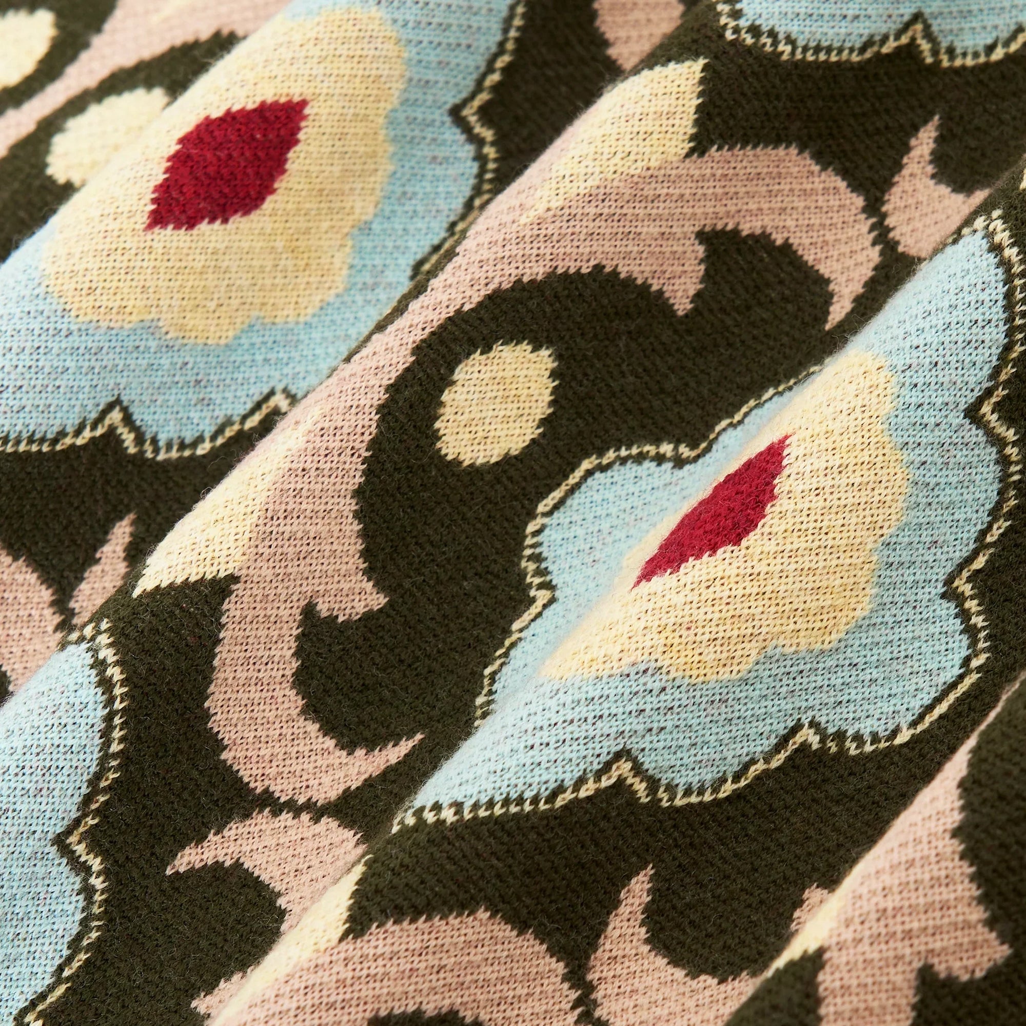 Drole De Monsieur Mens La Maille Tapisserie Knit Cardigan