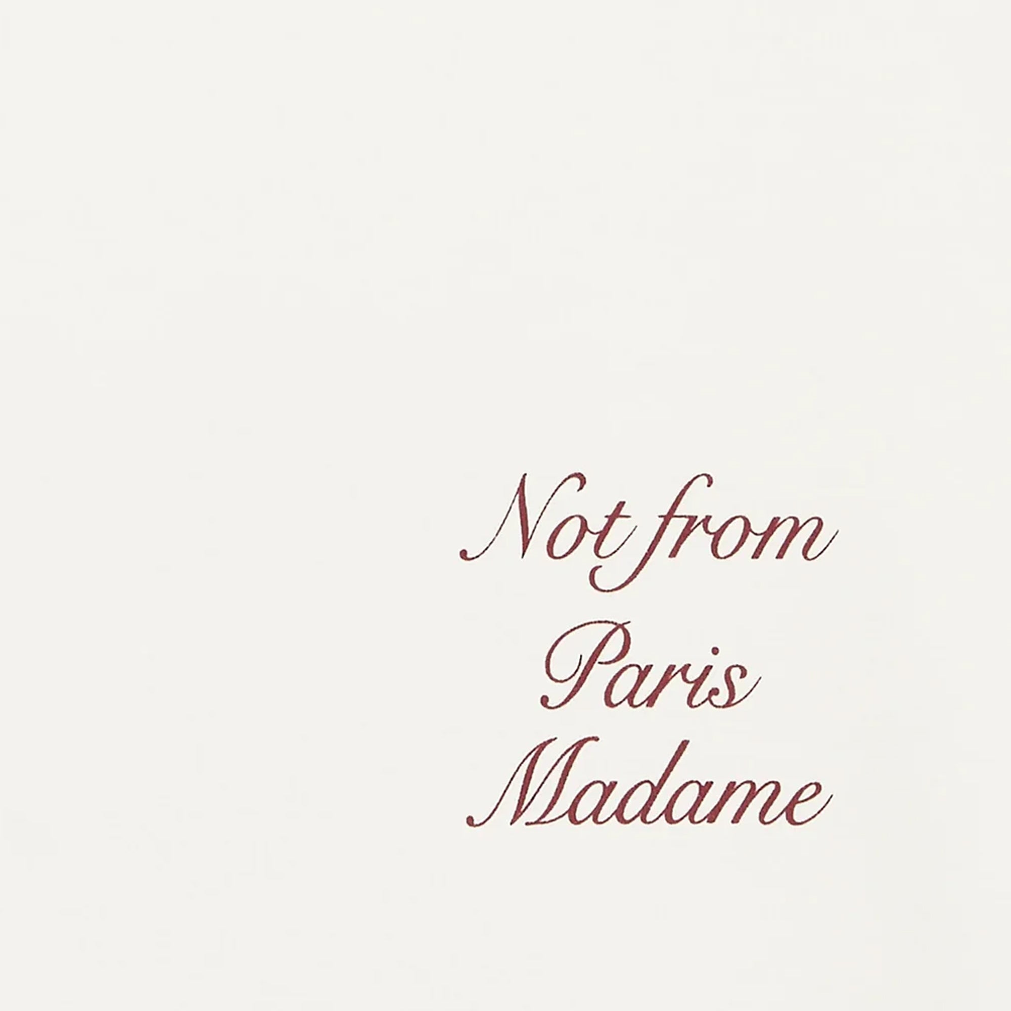 Drole De Monsieur Mens Le Slogan Calligraphy Longsleeve