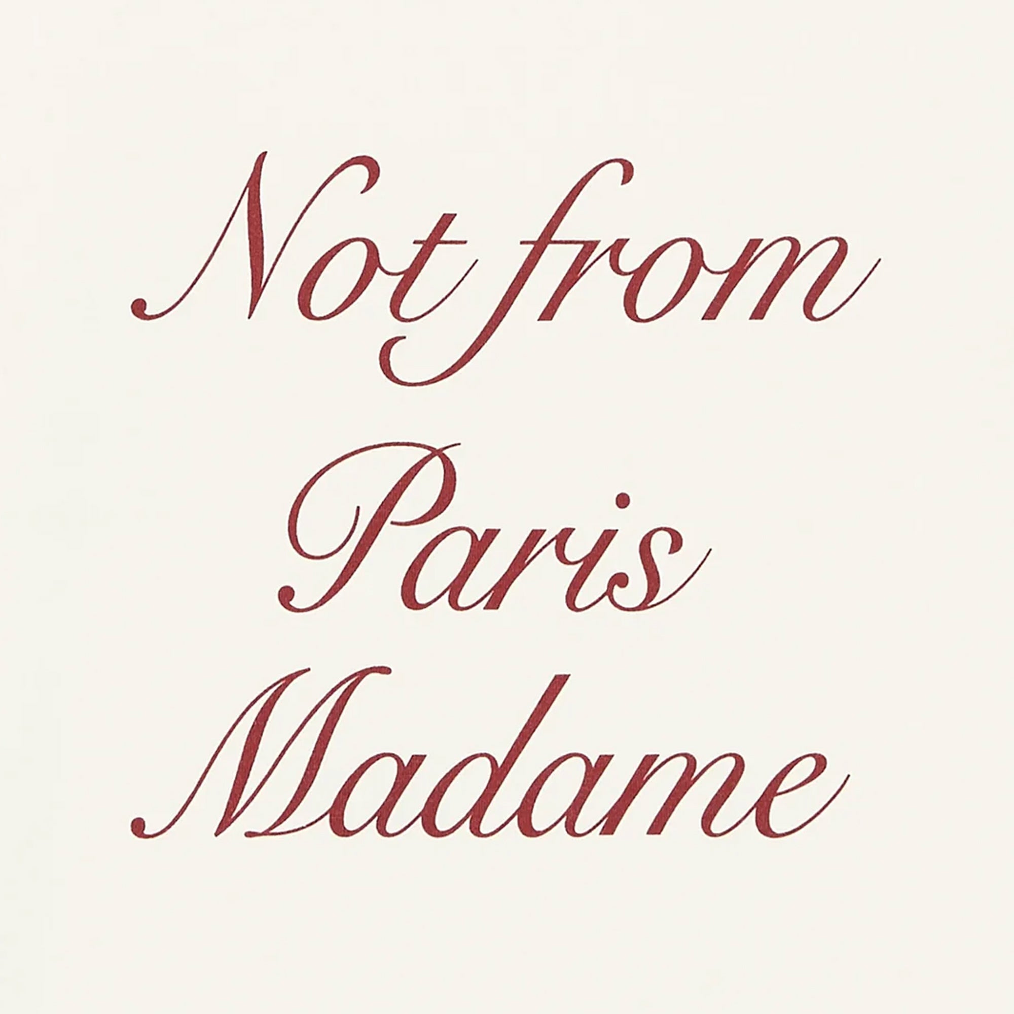 Drole De Monsieur Mens Le Slogan Calligraphy Longsleeve