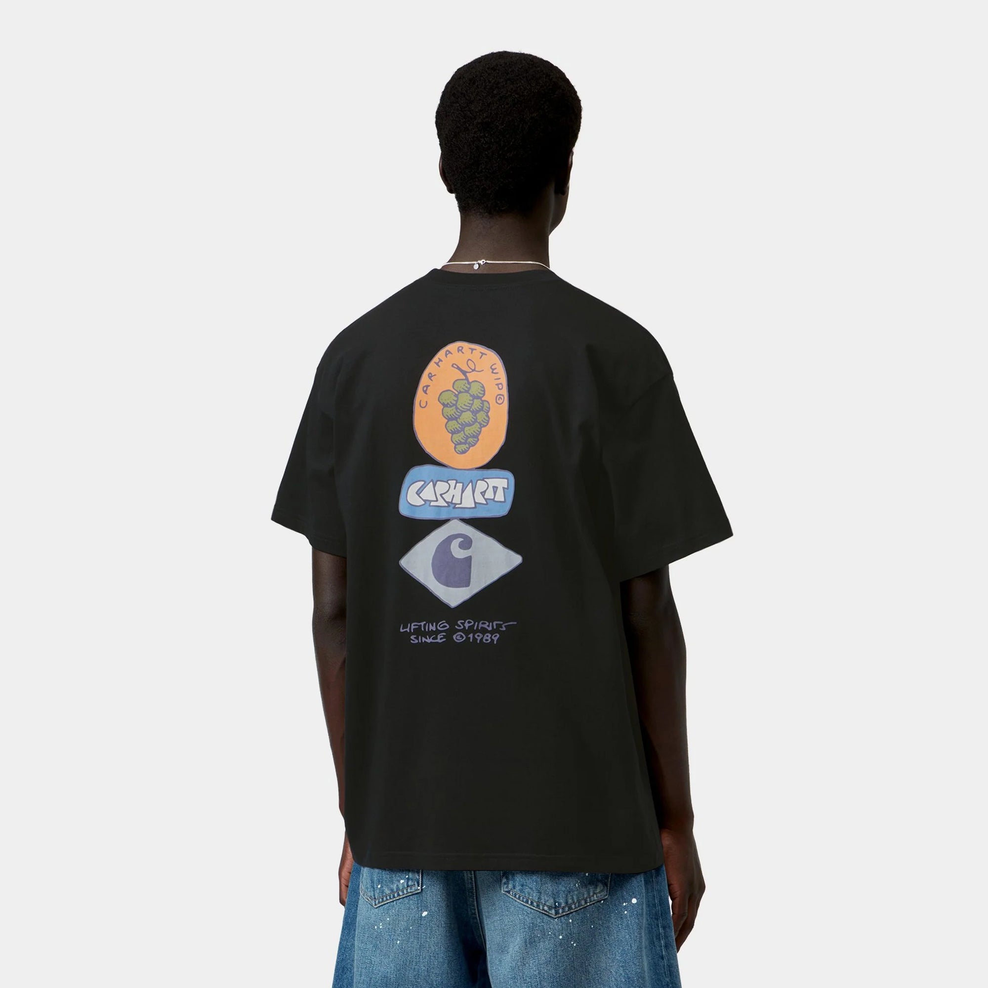 Carhartt WIP Mens  Stacked Grapes Tee
