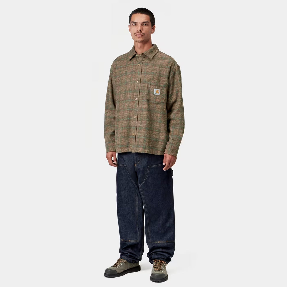 Carhartt WIP Mens Long Sleeve Bagley Shirt
