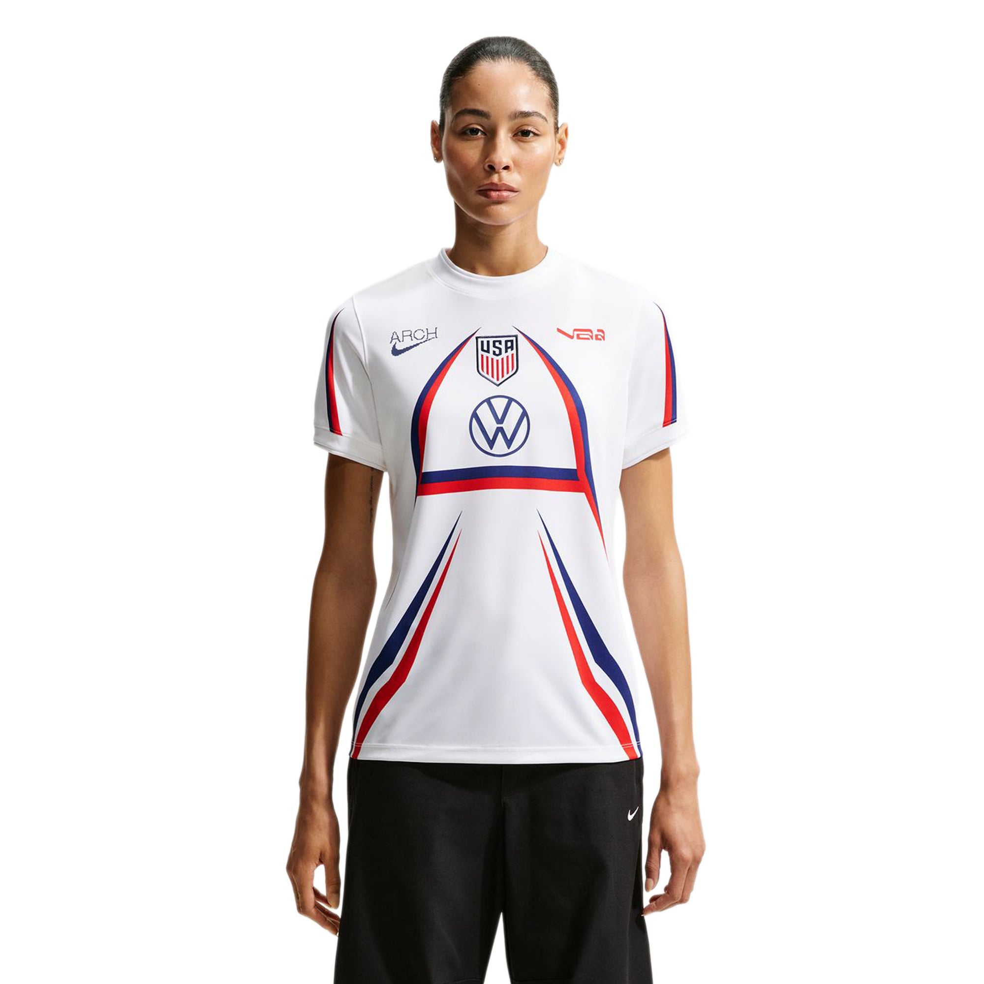 Nike Womens USA x VAA Short-Sleeve Soccer Tee