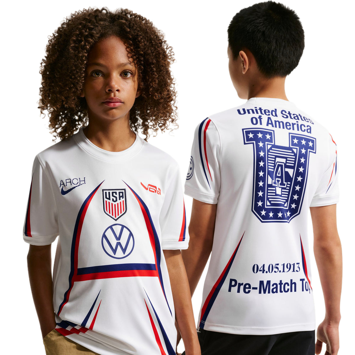Nike Kids USA x VAA Short-Sleeve Soccer Tee