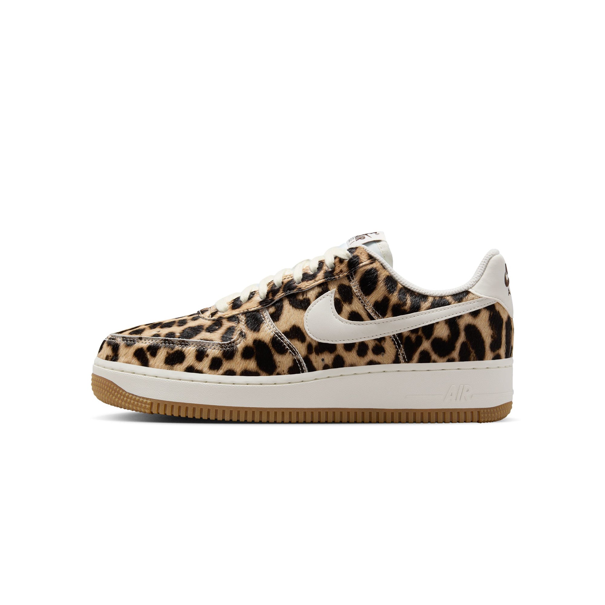 leopard sneakers on a white background