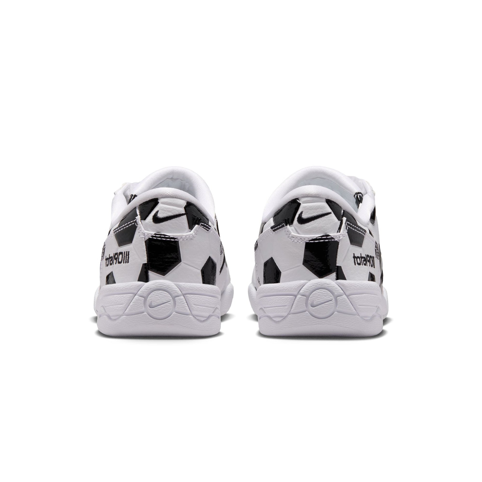 White/black Sneakers on a white background