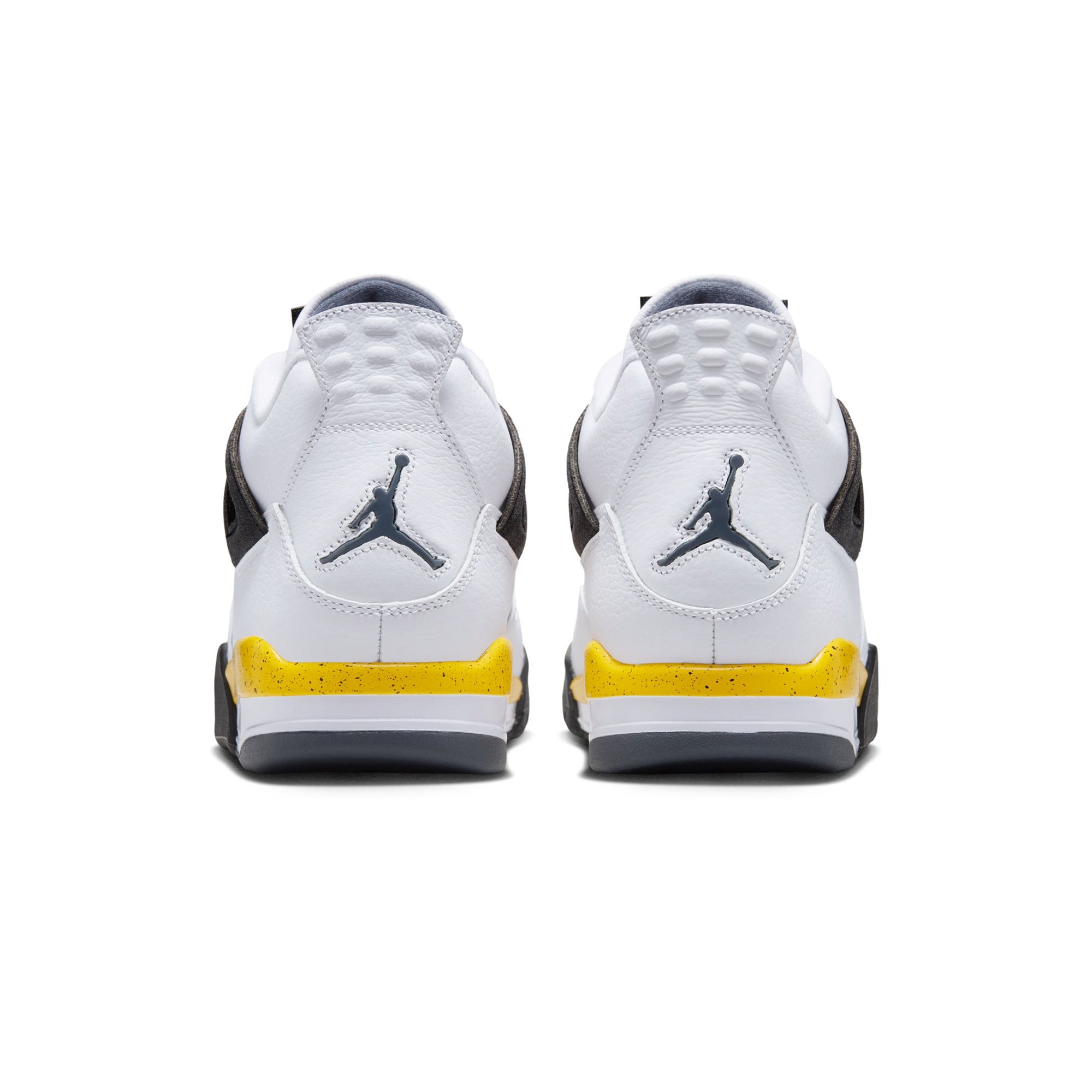 White/Tour Yellow-dark Blue Grey-black Sneakers on a white background