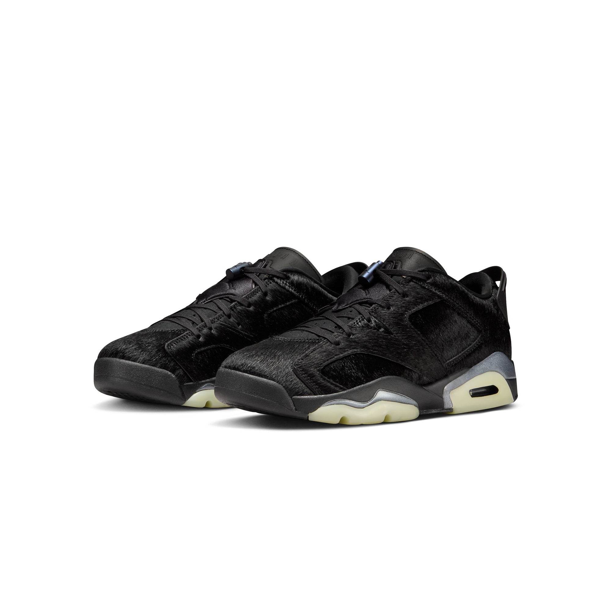 Air Jordan 6 Womens Retro Low "Blackout" Shoes