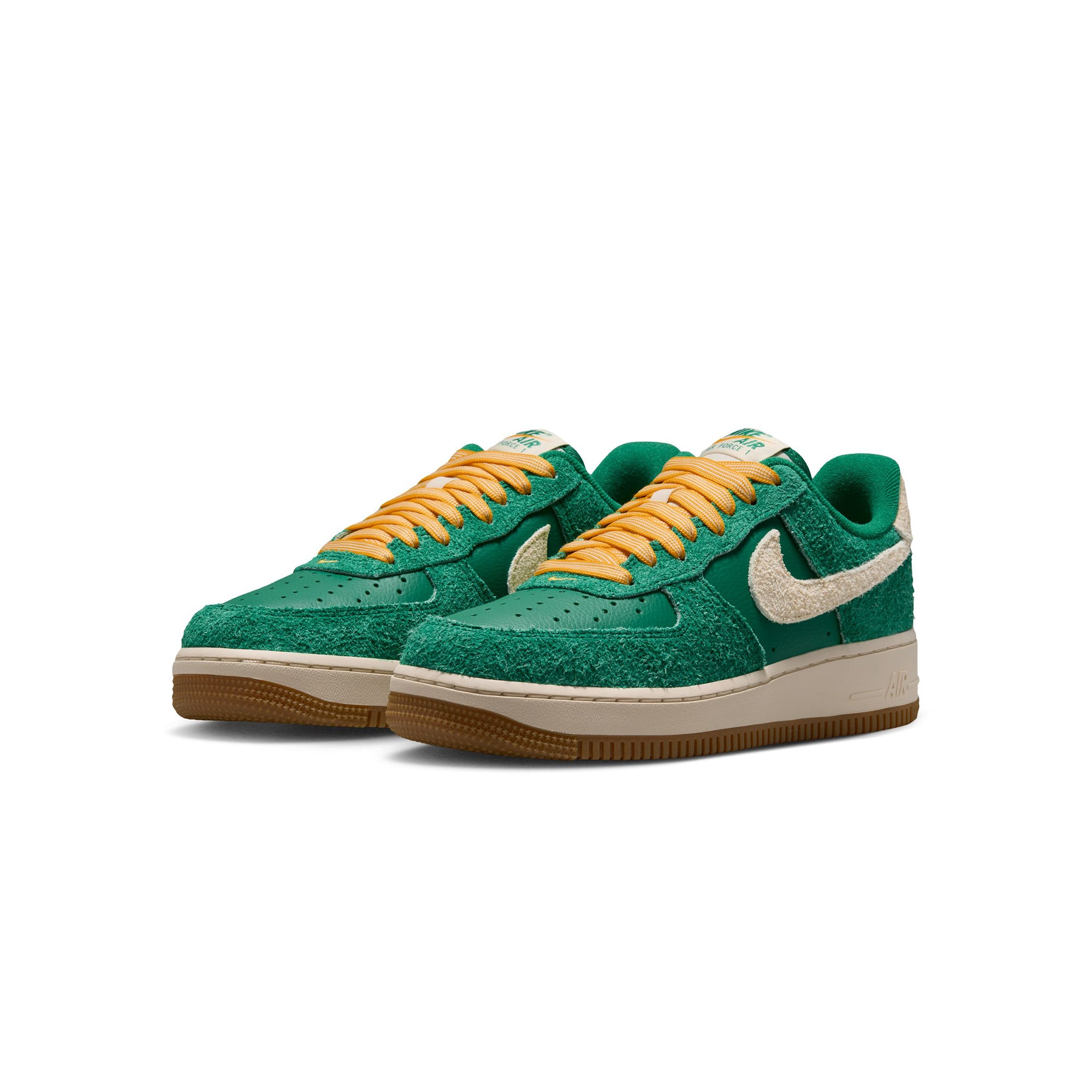 Malachite/coconut Milk-university Gold Sneakers on a white background